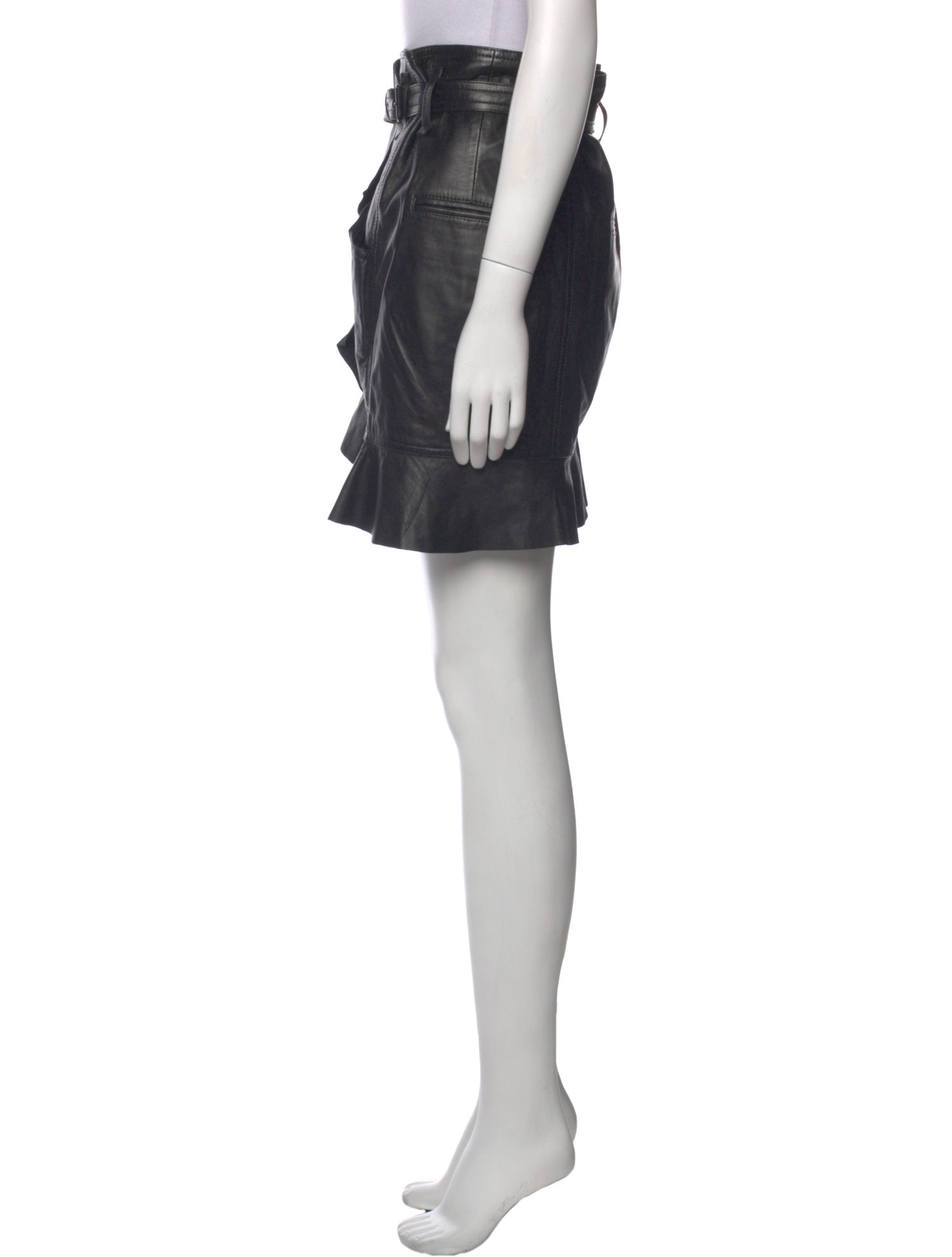 Étoile Isabel Marant Lamb Leather Mini Skirt