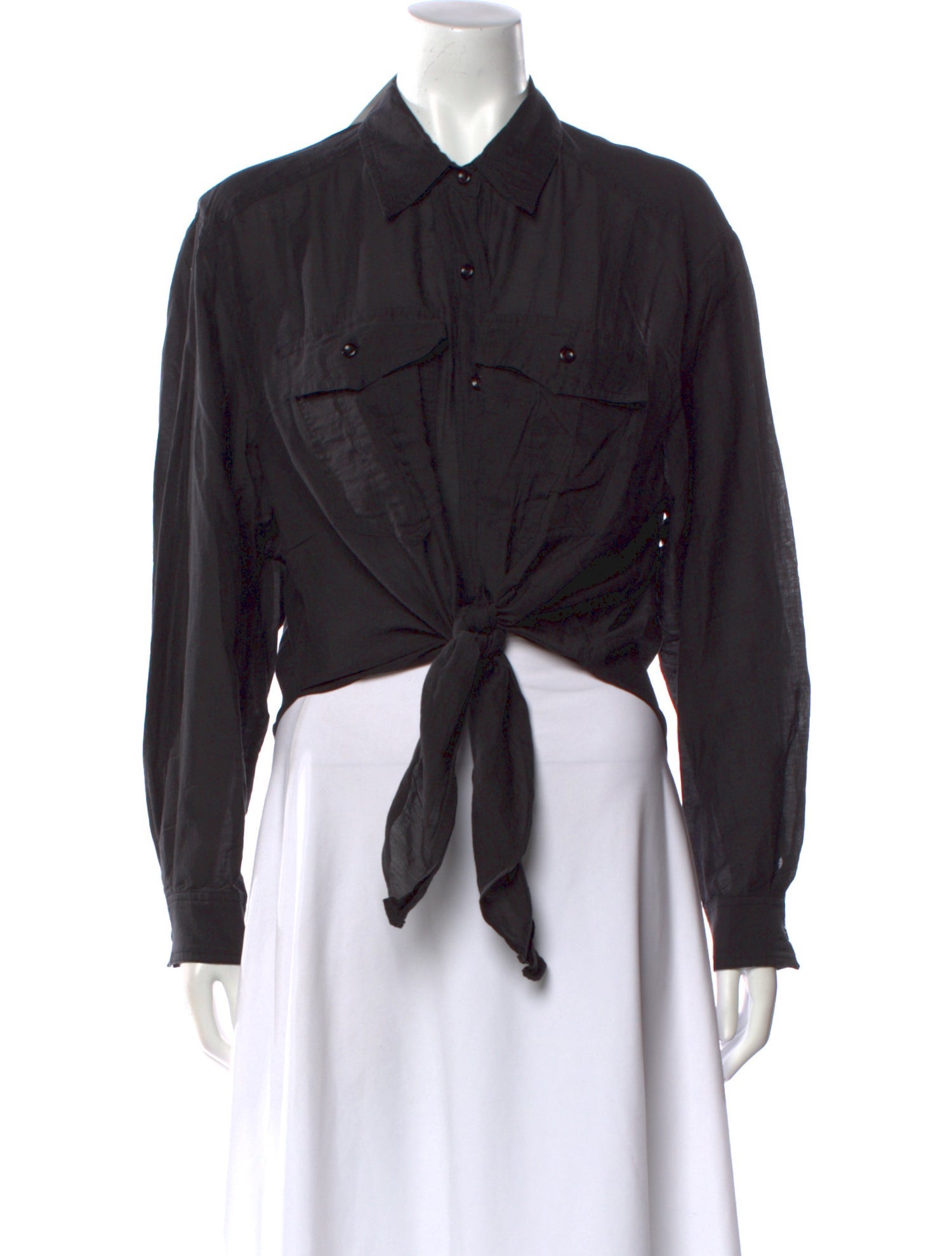 Étoile Isabel Marant Long Sleeve Crop Top