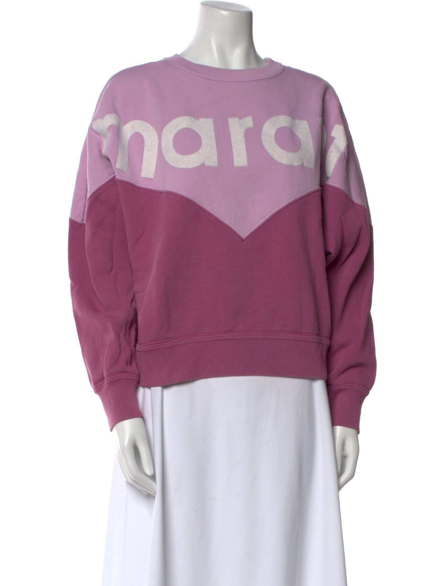 Étoile Isabel Marant Colorblock Pattern Crew Neck Sweatshirt