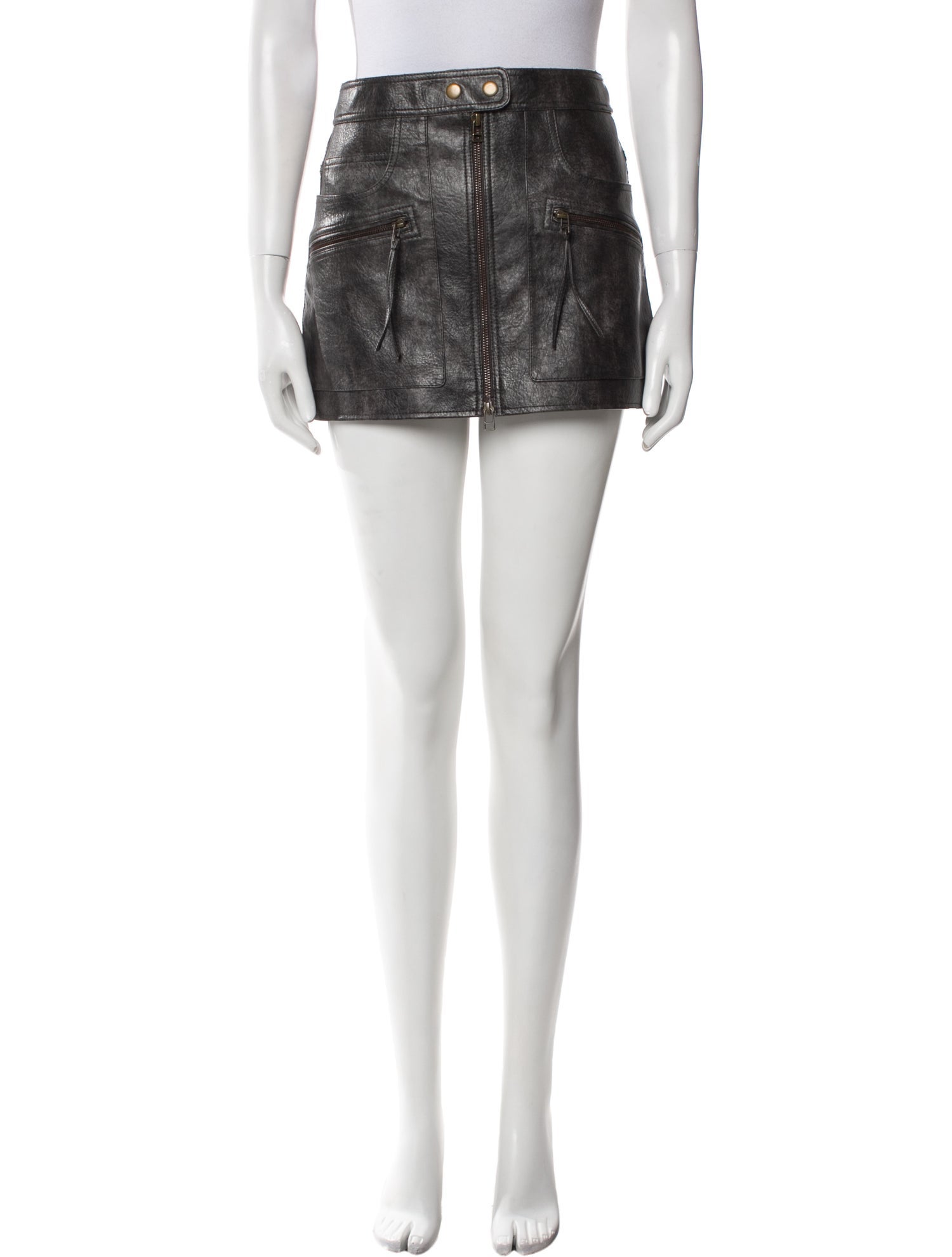 Étoile Isabel Marant Leather Mini Skirt