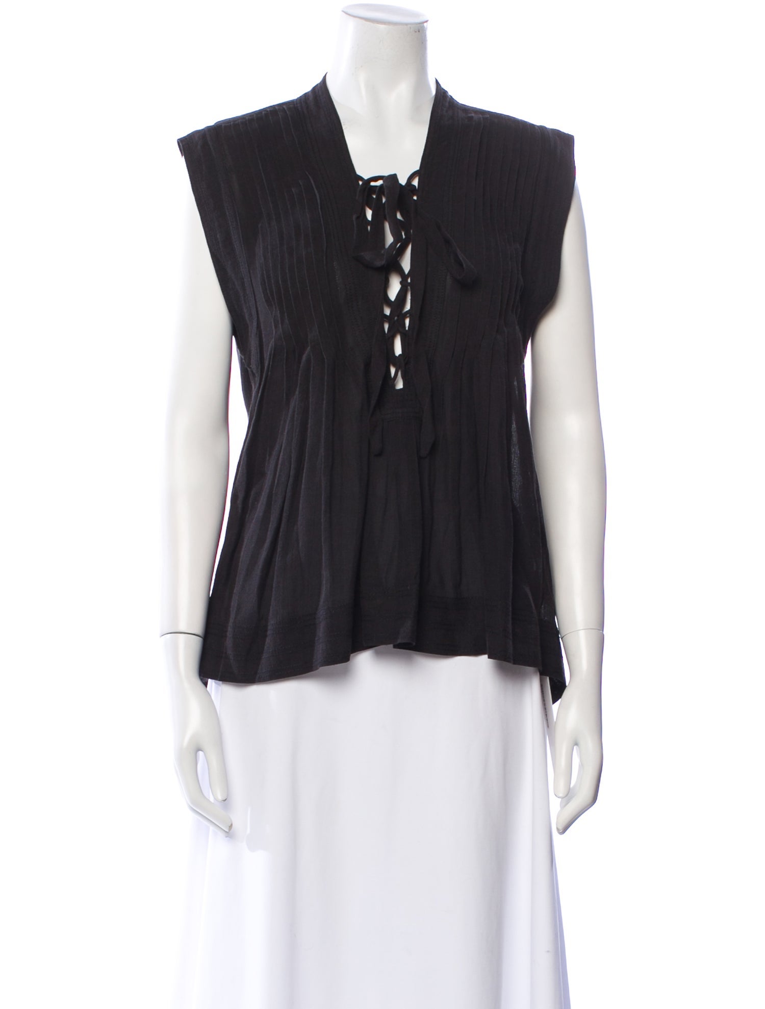 Étoile Isabel Marant V-Neck Sleeveless Blouse