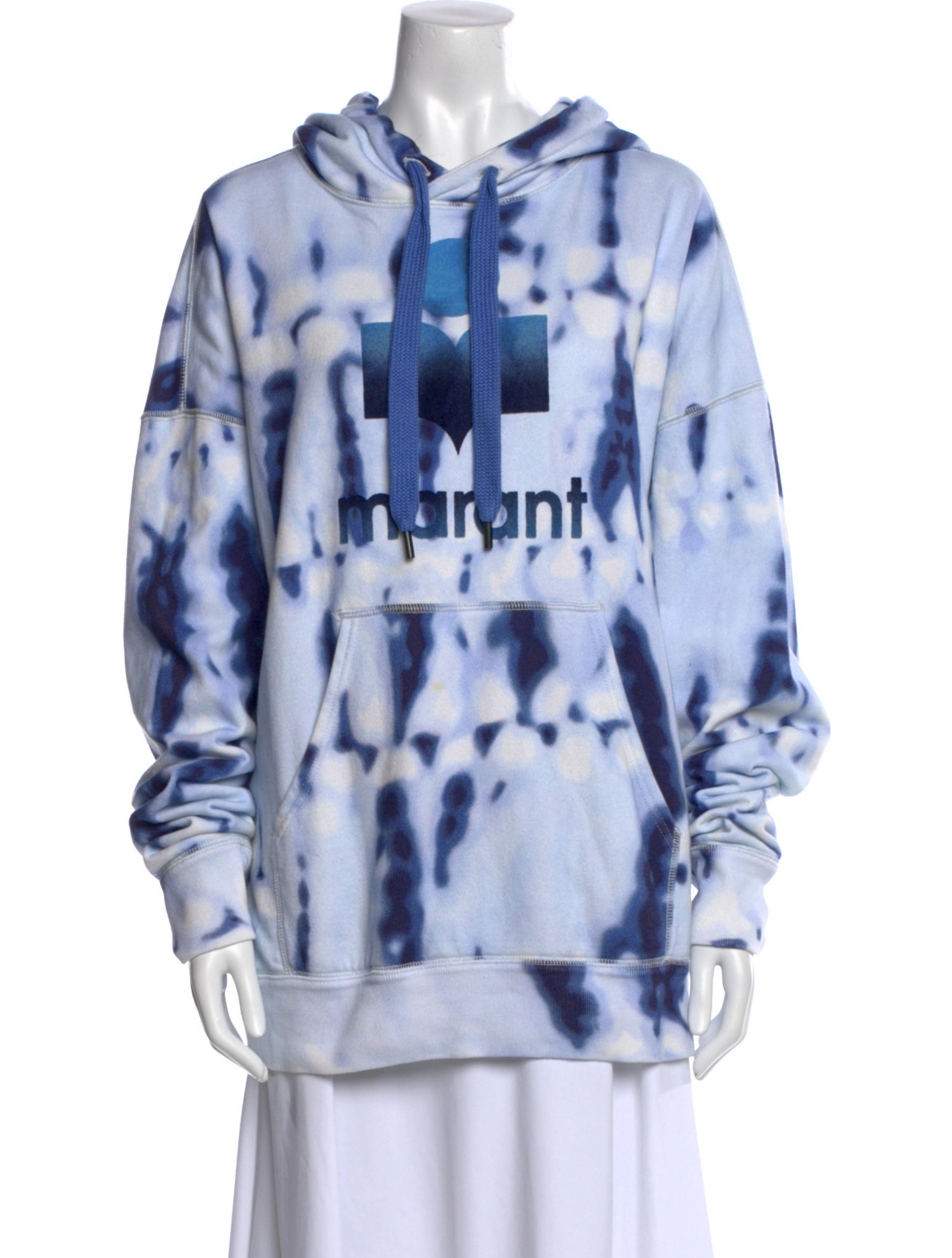 Étoile Isabel Marant Tie-Dye Print V-Neck Sweatshirt