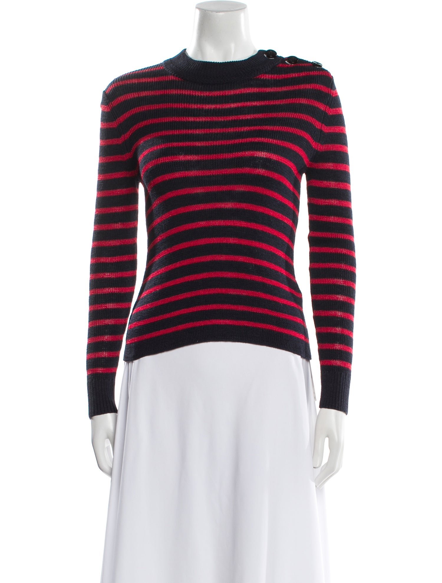 Étoile Isabel Marant Linen Striped Sweater