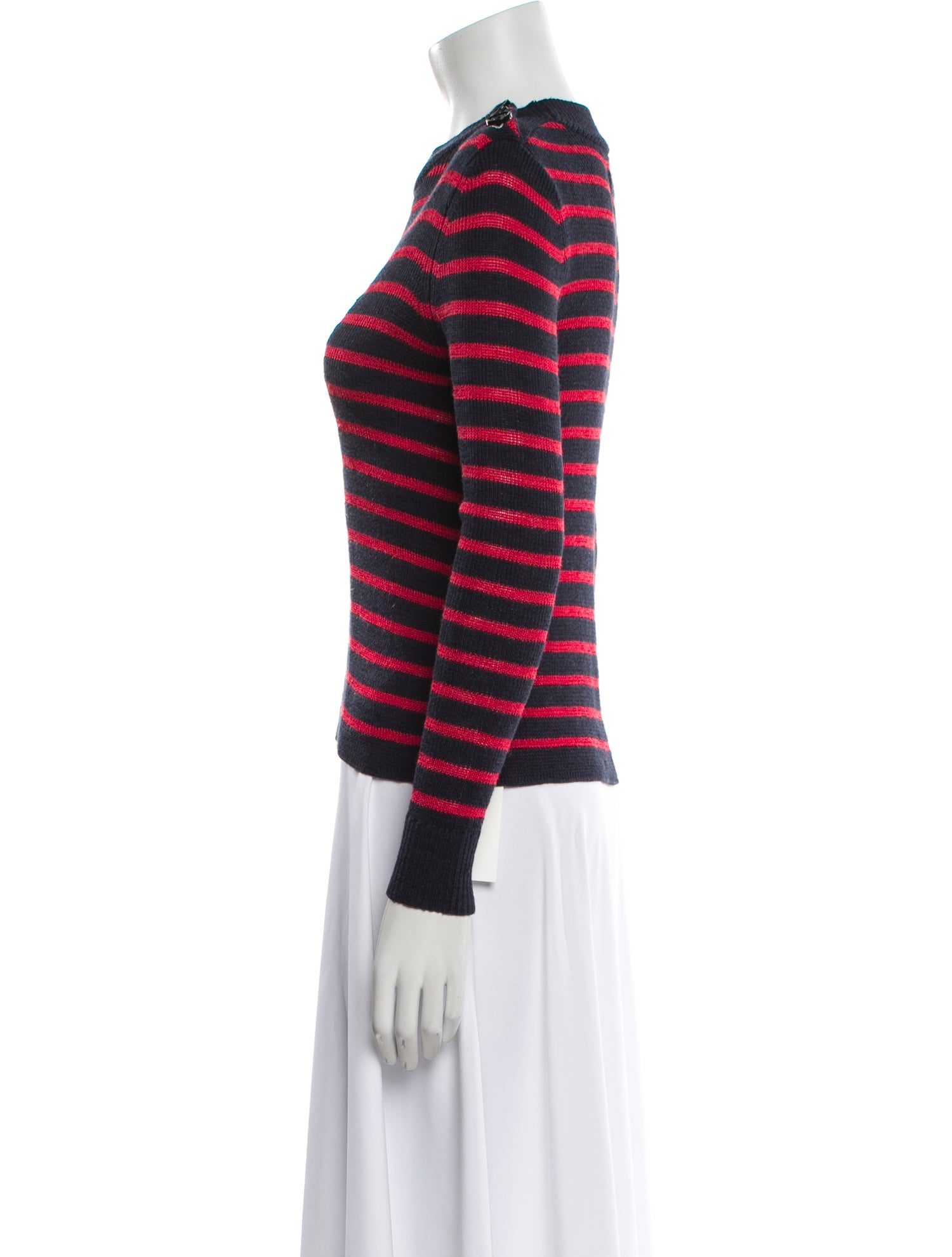 Étoile Isabel Marant Linen Striped Sweater