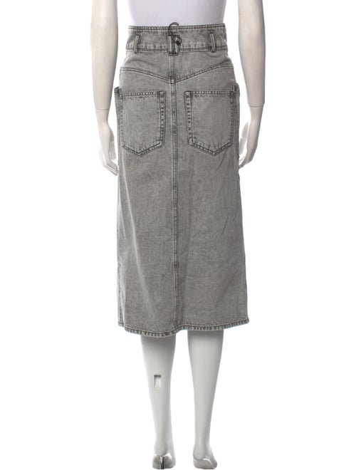 Étoile Isabel Marant Distressed Accents Midi Length Skirt
