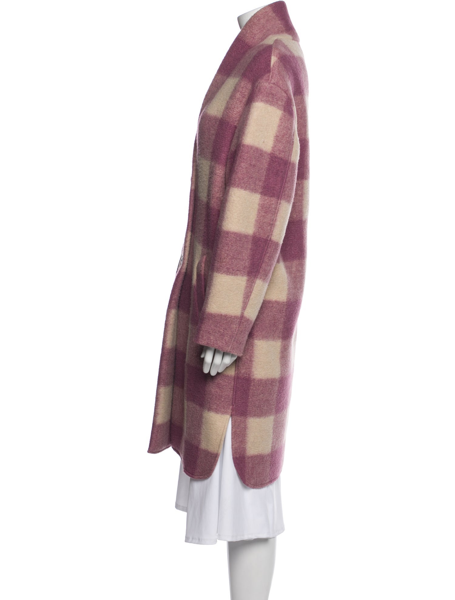 Étoile Isabel Marant Plaid Print Coat