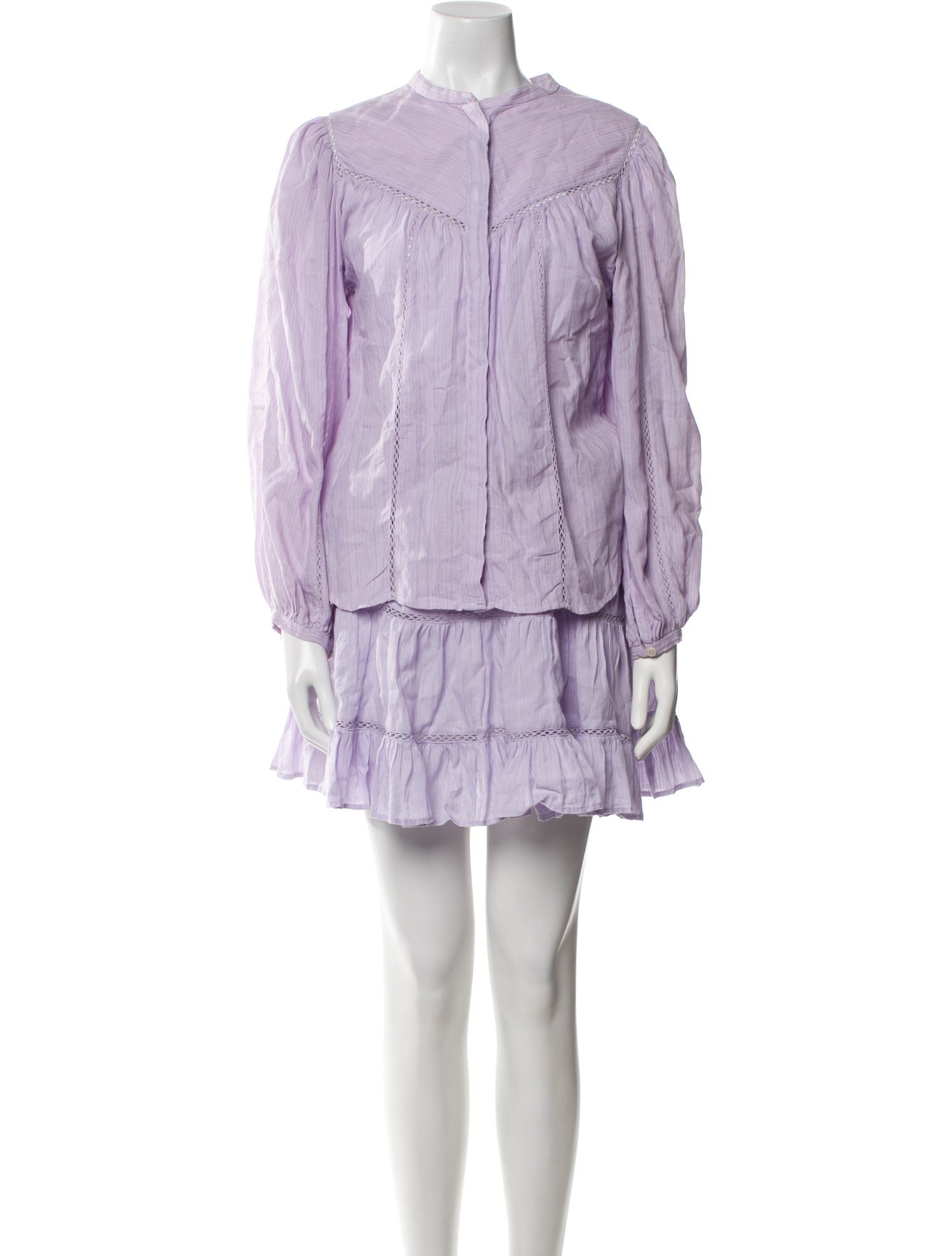 Étoile Isabel Marant Mesh Accents Skirt Set