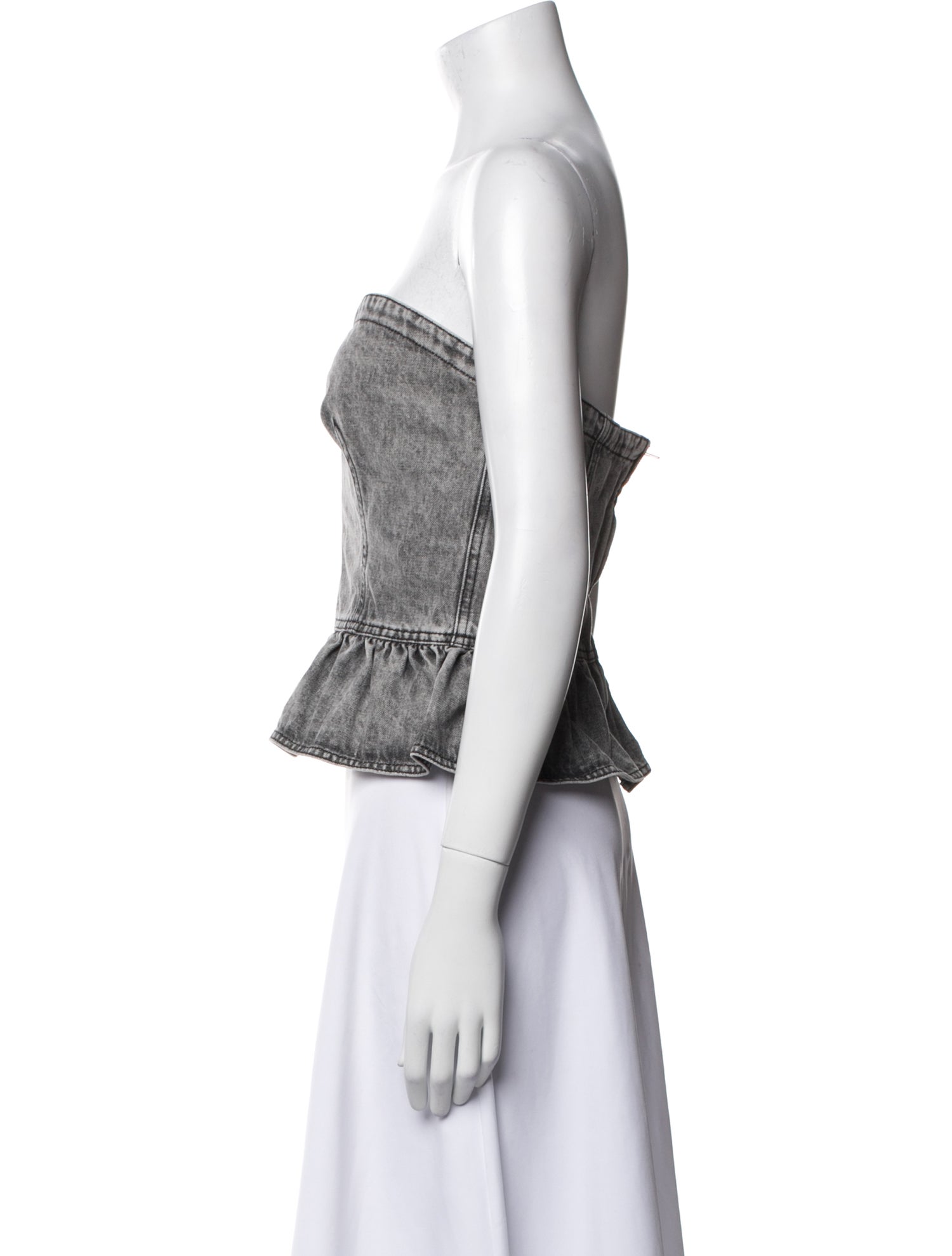 Étoile Isabel Marant Strapless Crop Top