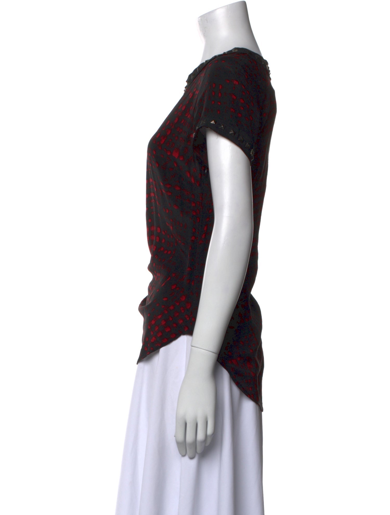 Étoile Isabel Marant Silk Printed T-Shirt