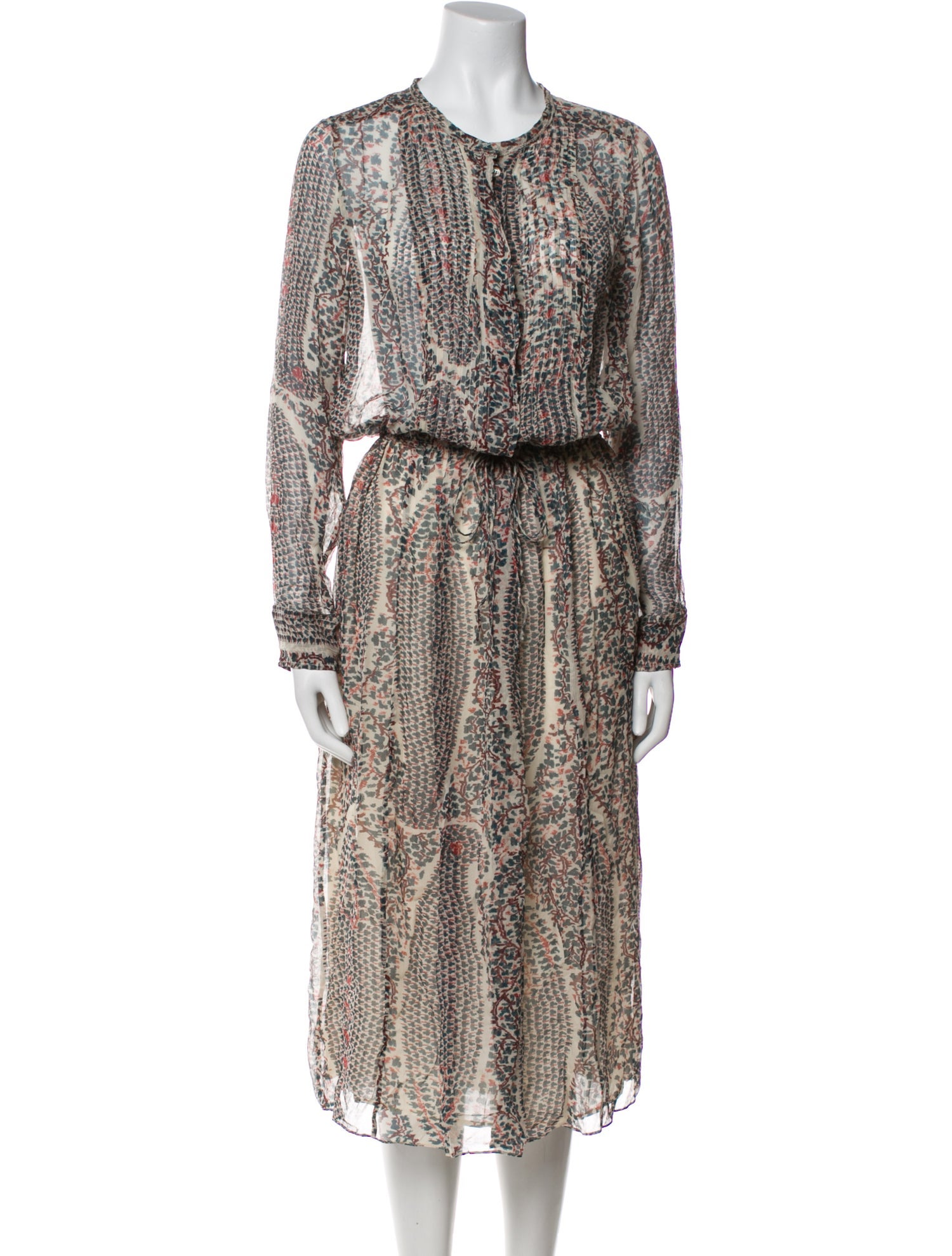 Étoile Isabel Marant Silk Knee-Length Dress