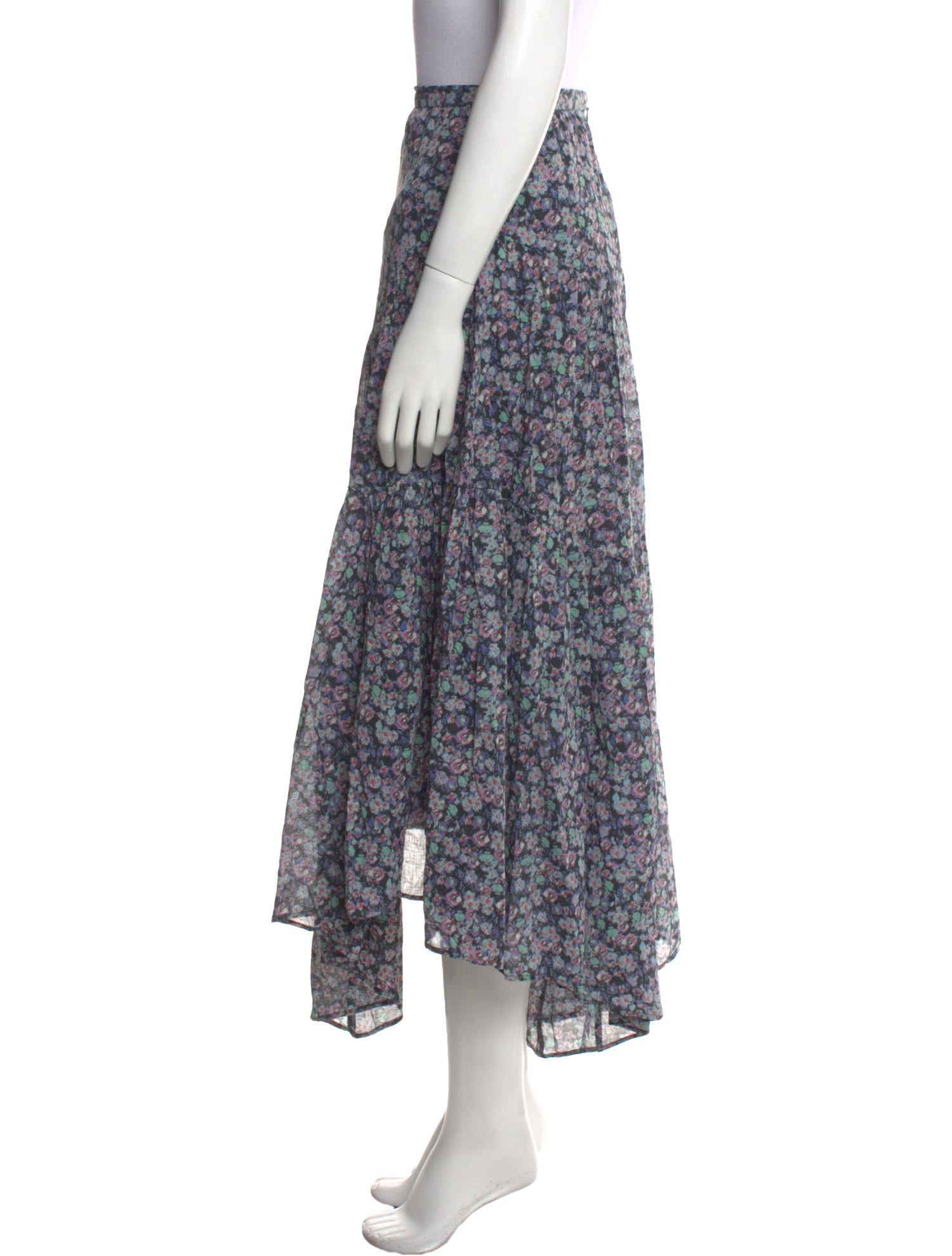 Étoile Isabel Marant Floral Print Midi Length Skirt