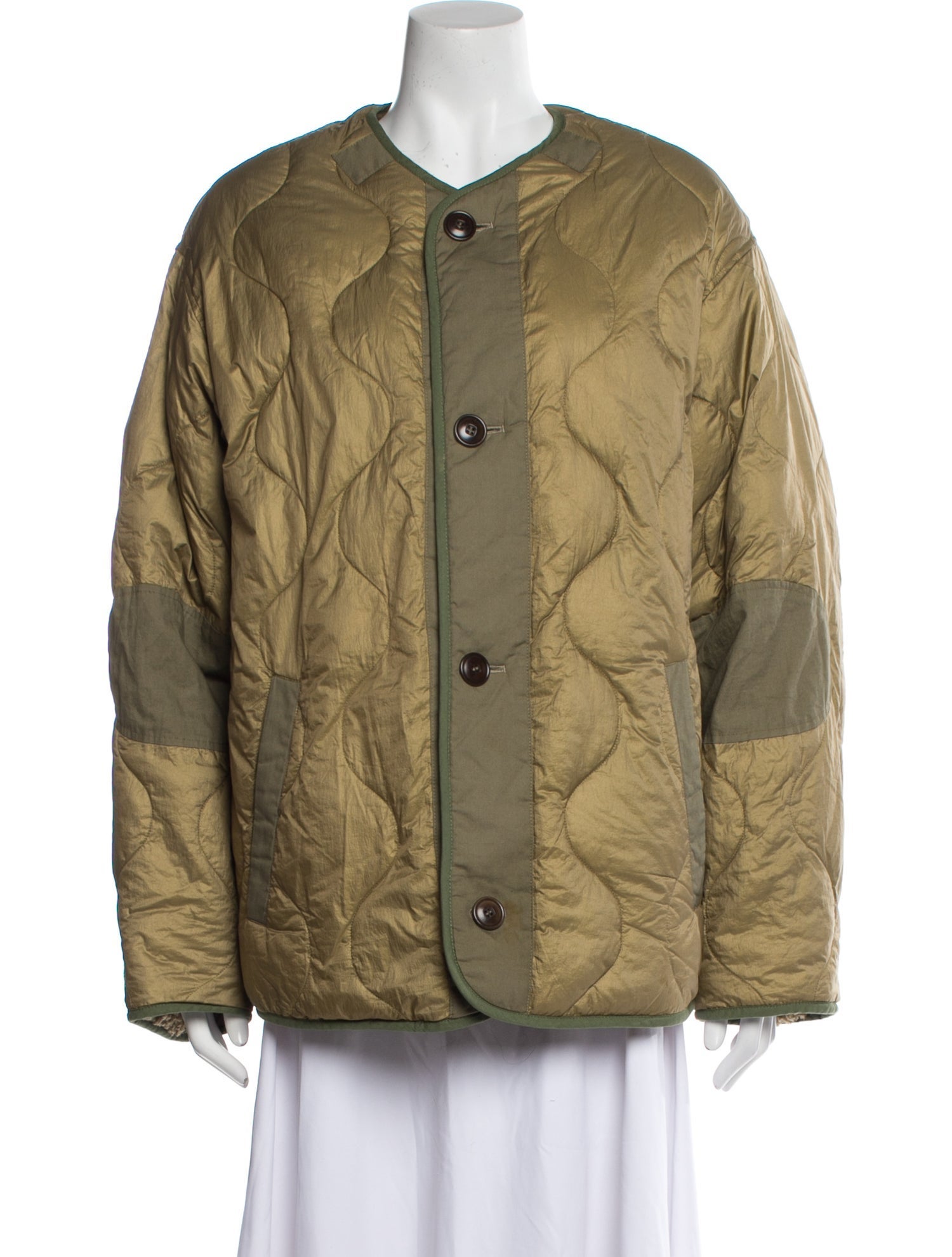 Étoile Isabel Marant Nylon Colorblock Pattern Coat