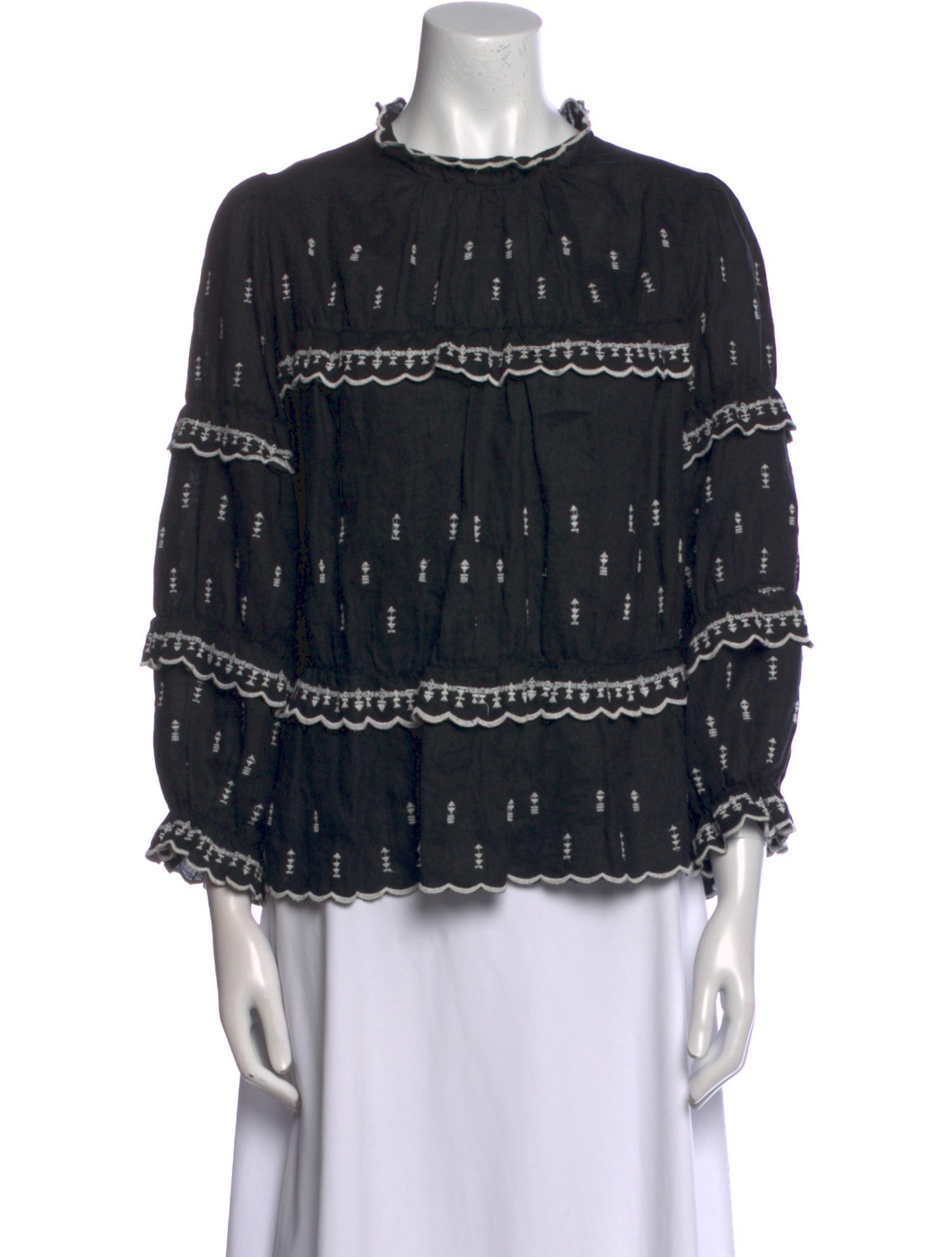 Étoile Isabel Marant Linen Printed Blouse