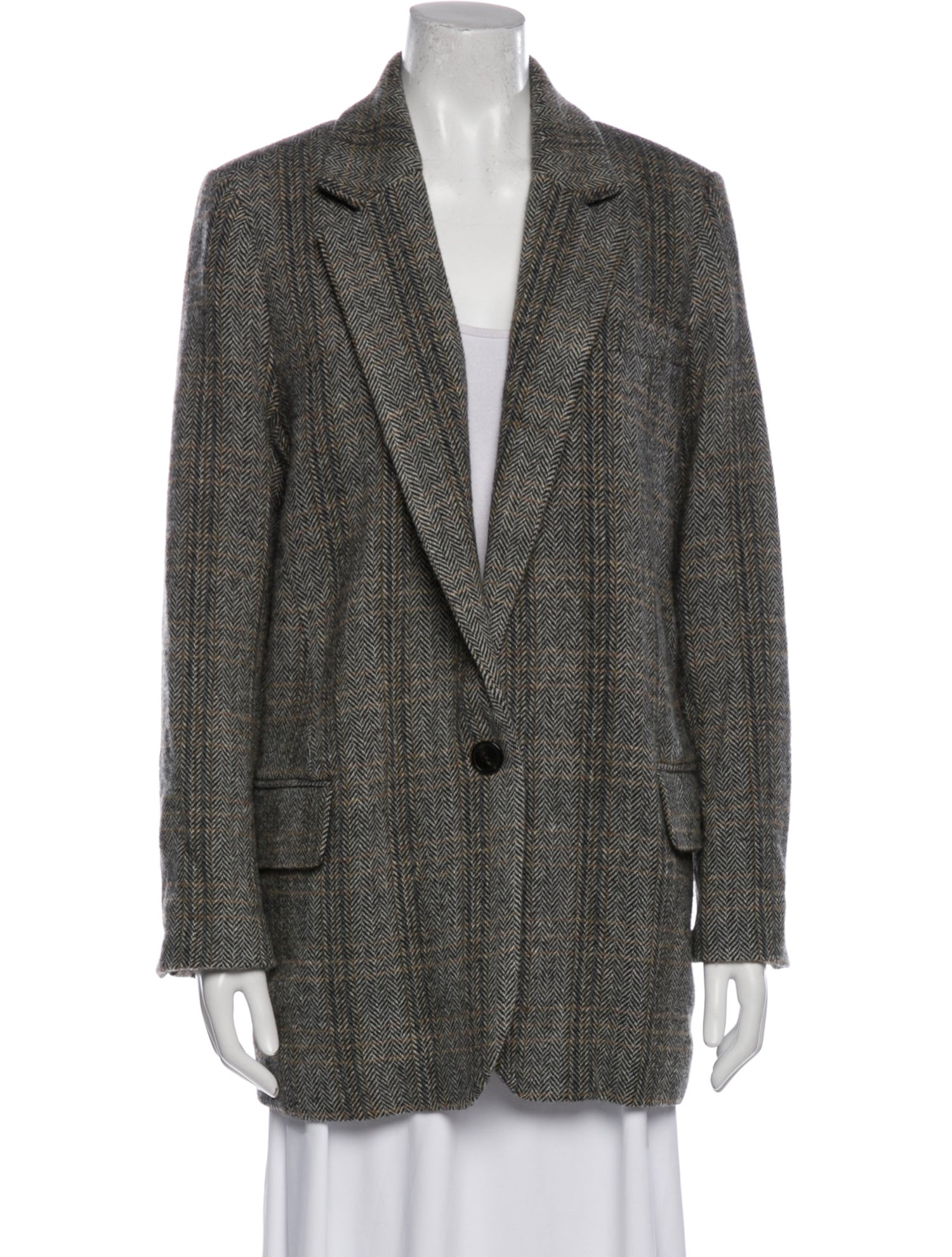 Étoile Isabel Marant Wool Striped Coat