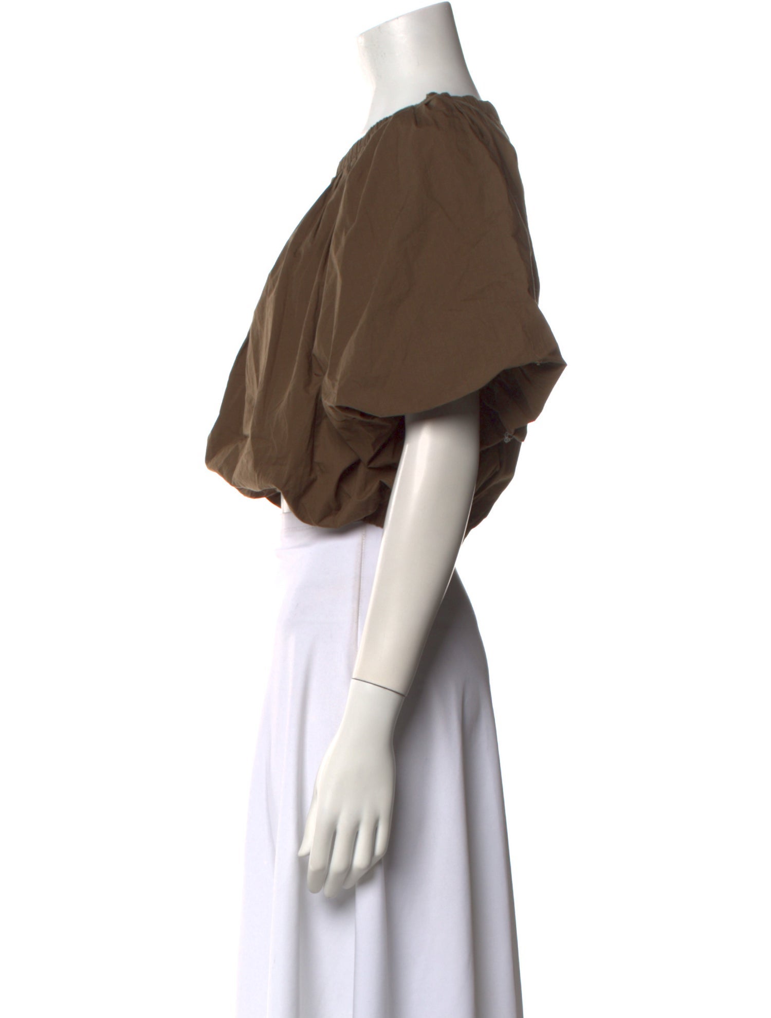 Étoile Isabel Marant Scoop Neck Short Sleeve Crop Top