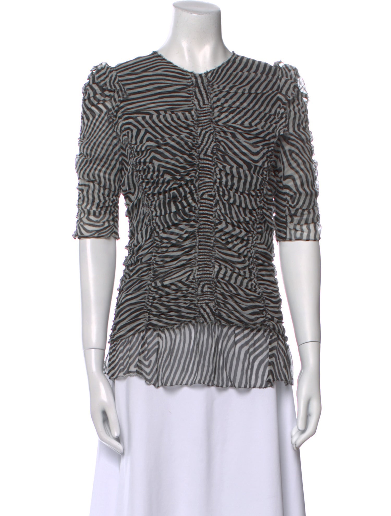 Étoile Isabel Marant Silk Striped Blouse