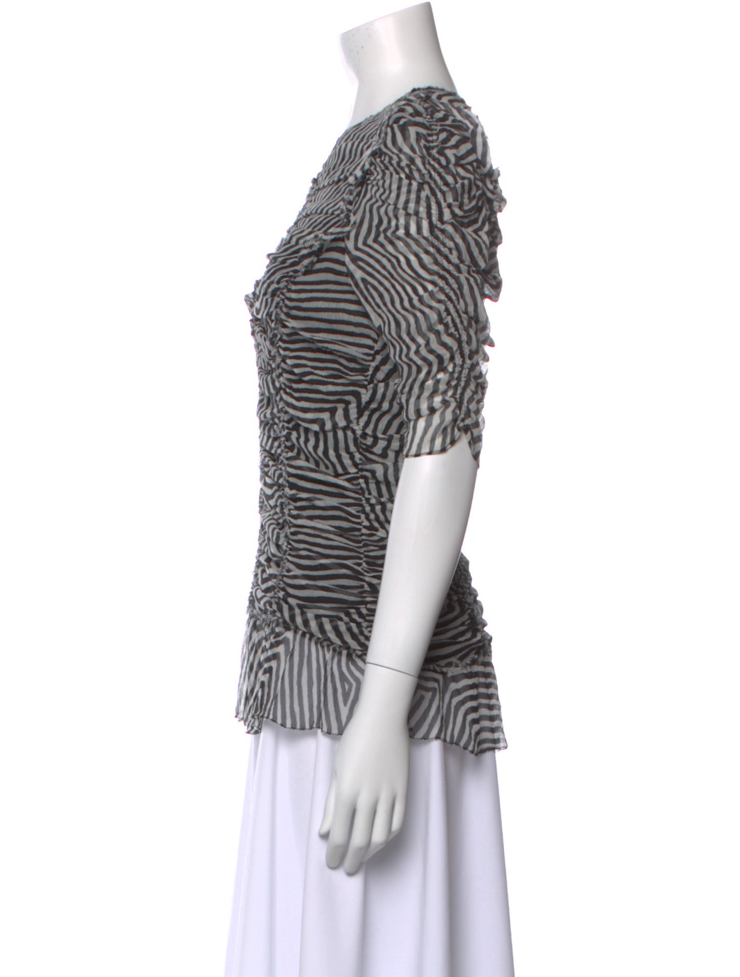 Étoile Isabel Marant Silk Striped Blouse