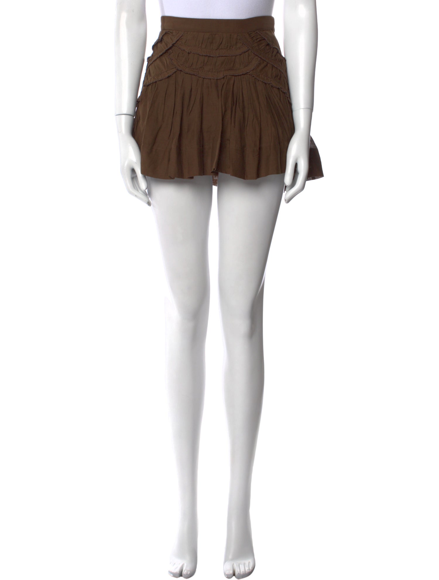 Étoile Isabel Marant Ruffle Embellishment Mini Skirt