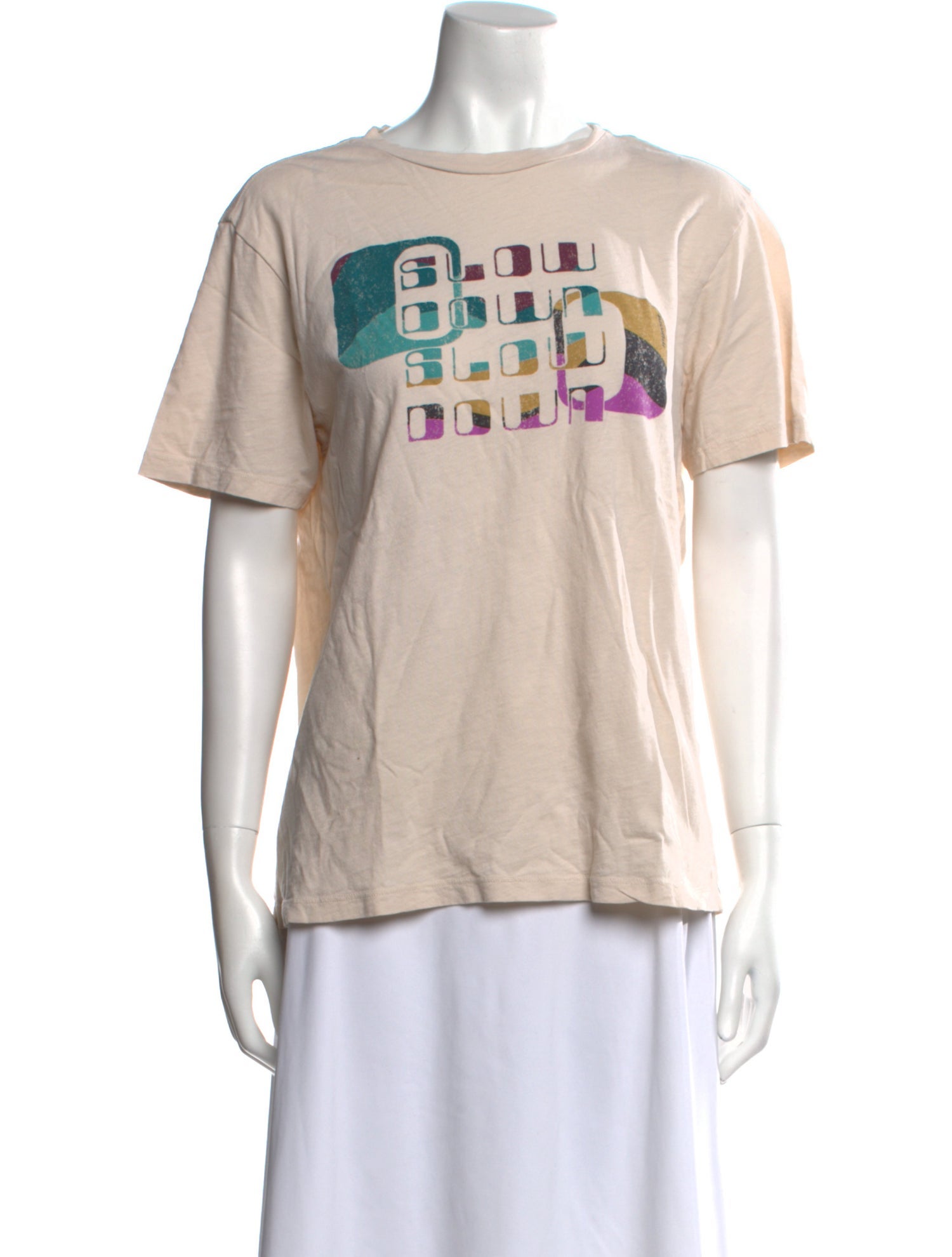 Étoile Isabel Marant Graphic Print Crew Neck T-Shirt