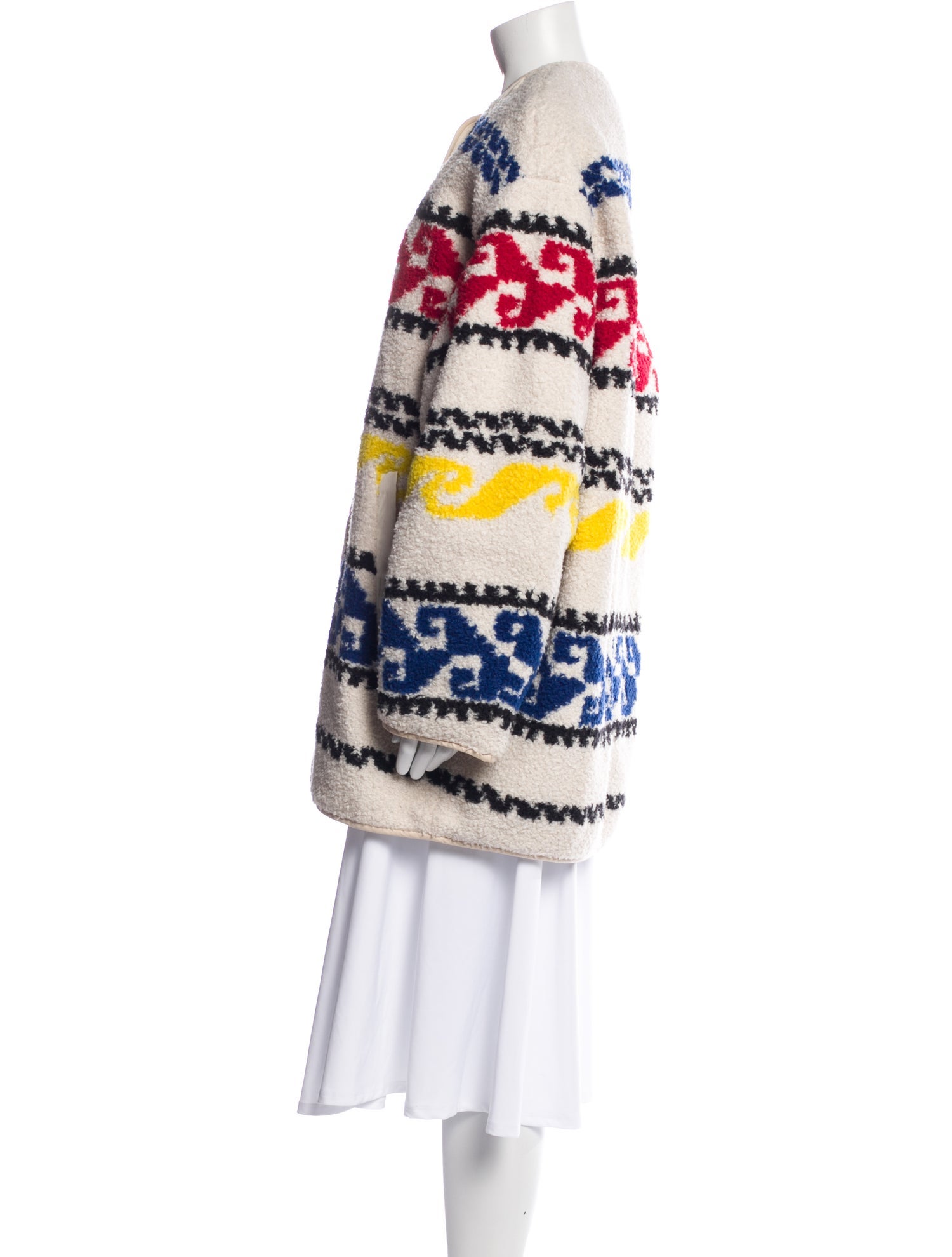 Étoile Isabel Marant Printed Faux Fur Jacket