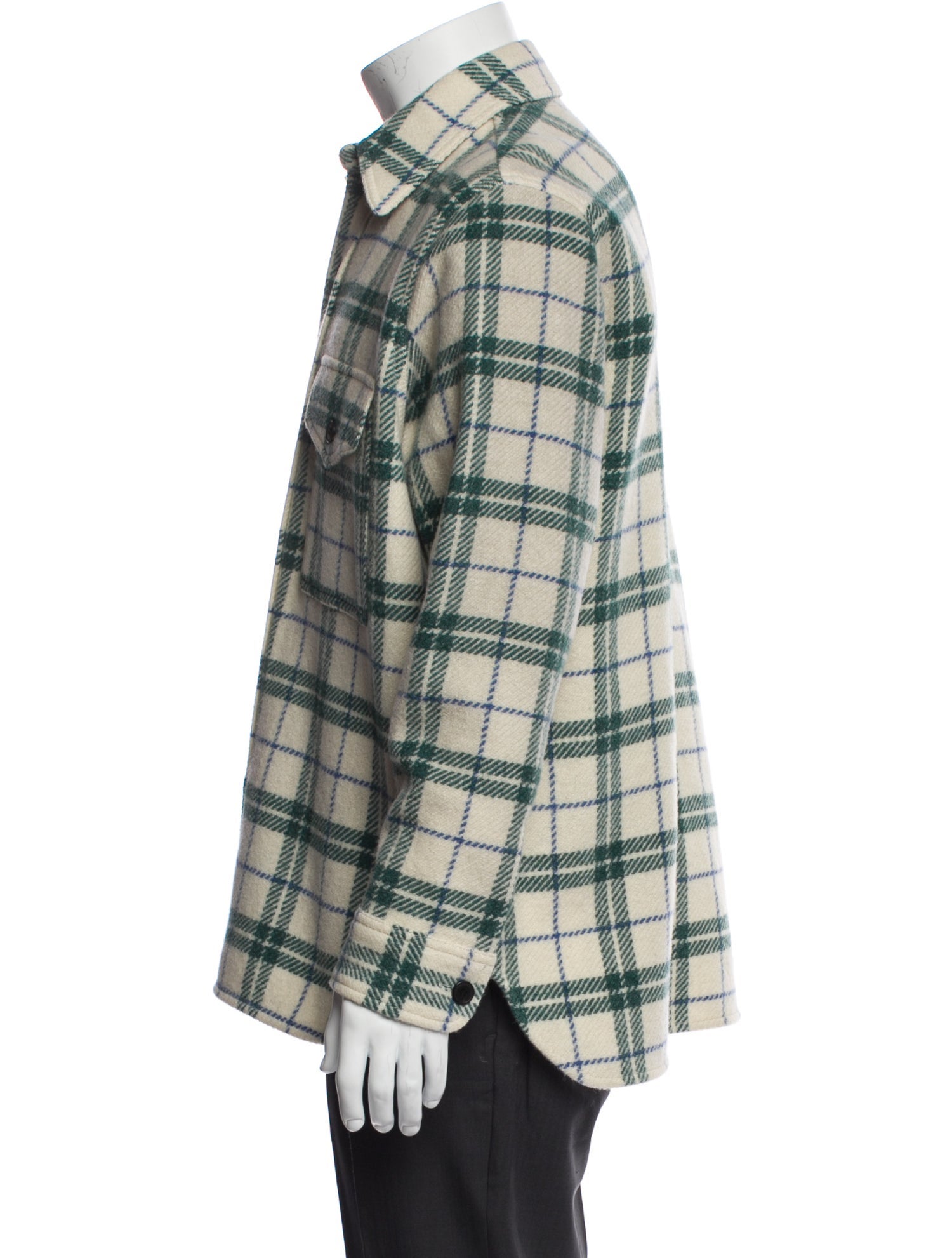 Étoile Isabel Marant Wool Plaid Print Peacoat w/ Tags
