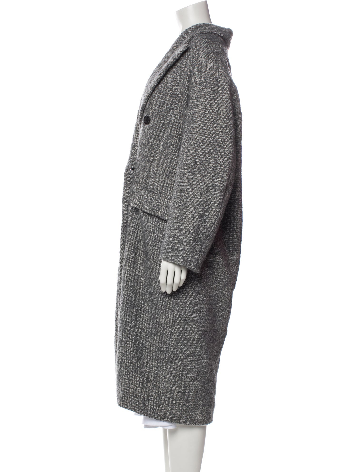 Étoile Isabel Marant Wool Tweed Pattern Coat