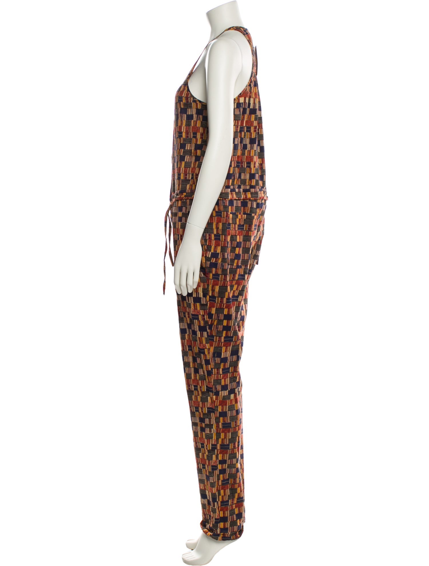 Étoile Isabel Marant Printed Scoop Neck Jumpsuit