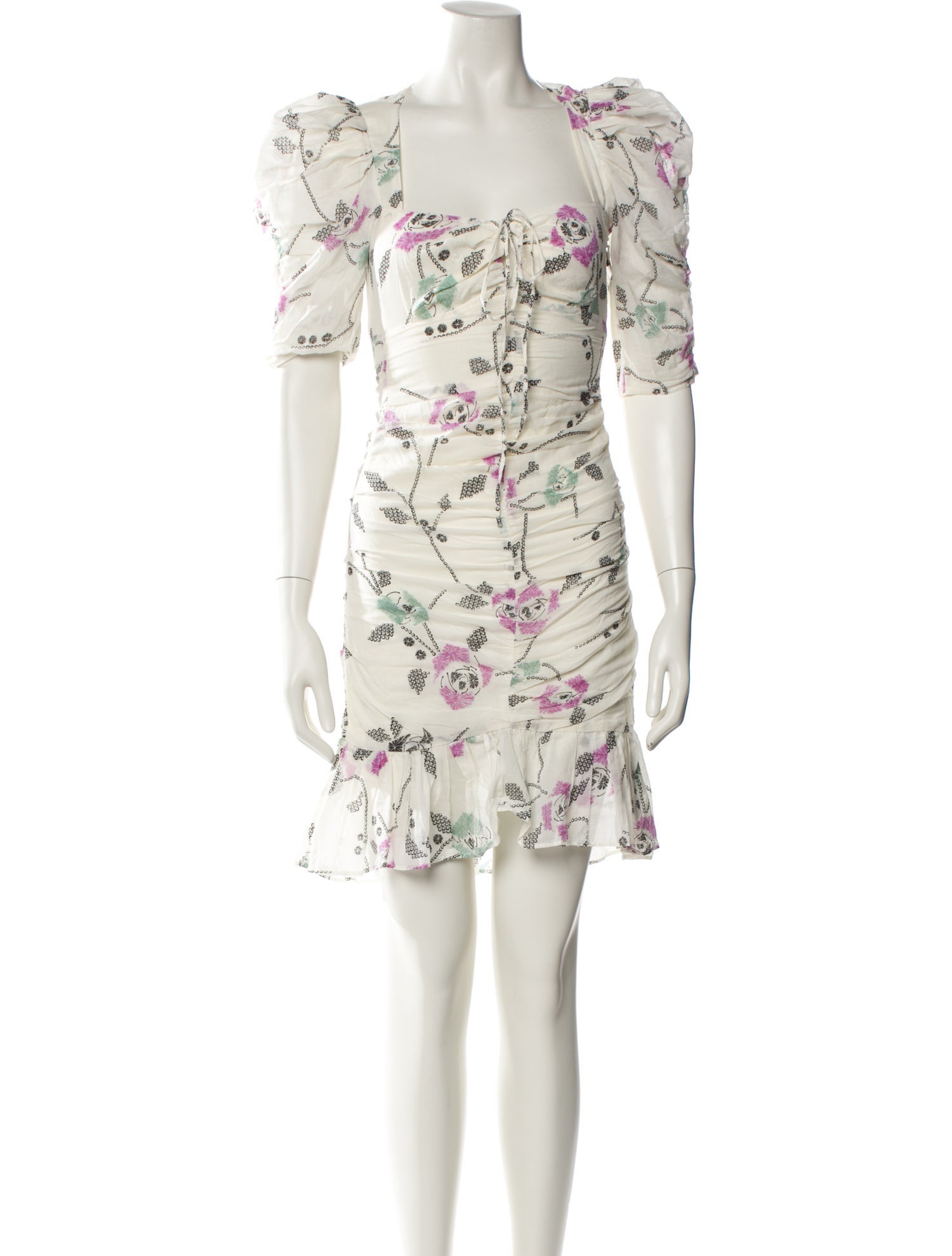 Étoile Isabel Marant Floral Print Knee-Length Dress w/ Tags