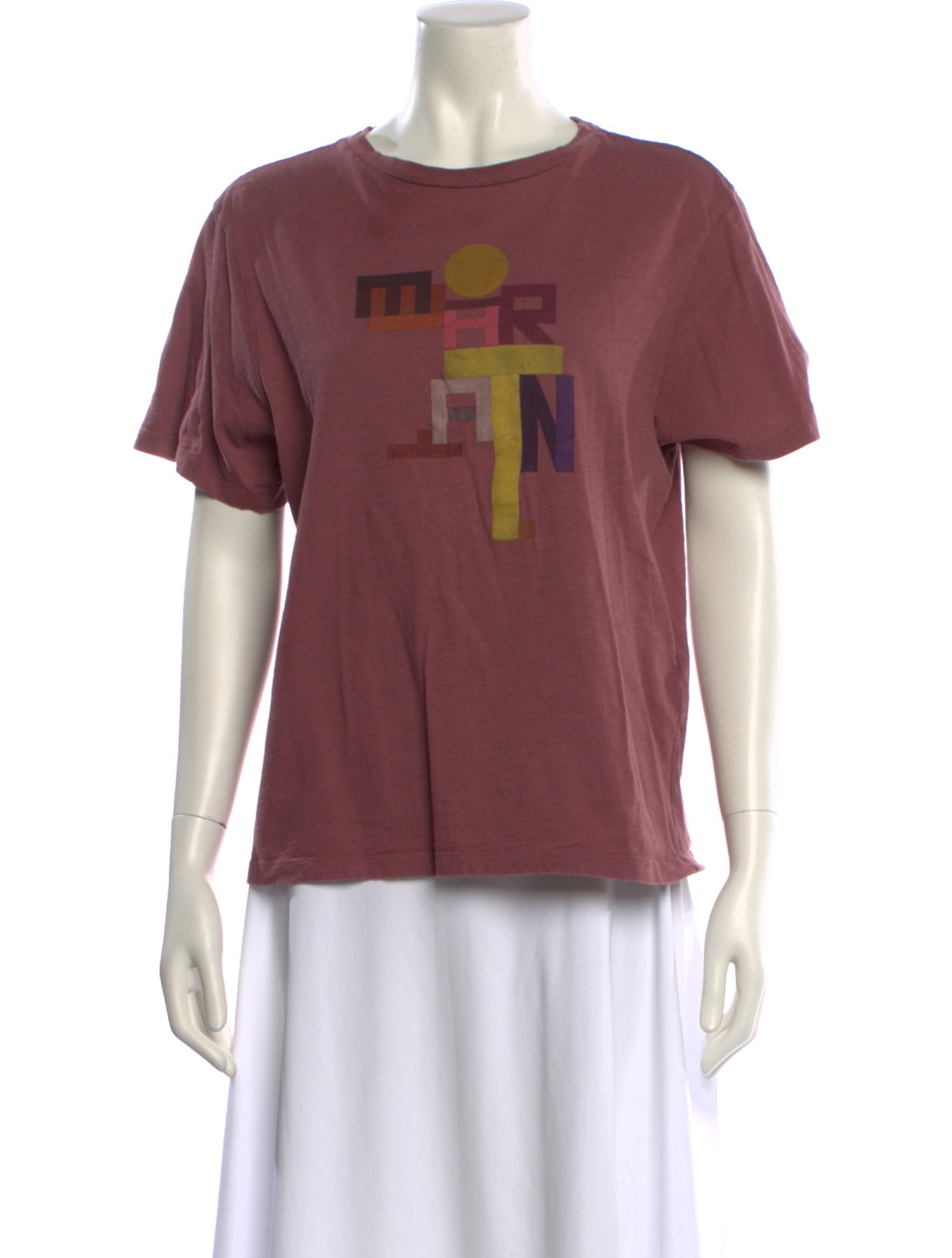 Étoile Isabel Marant Graphic Print Crew Neck T-Shirt