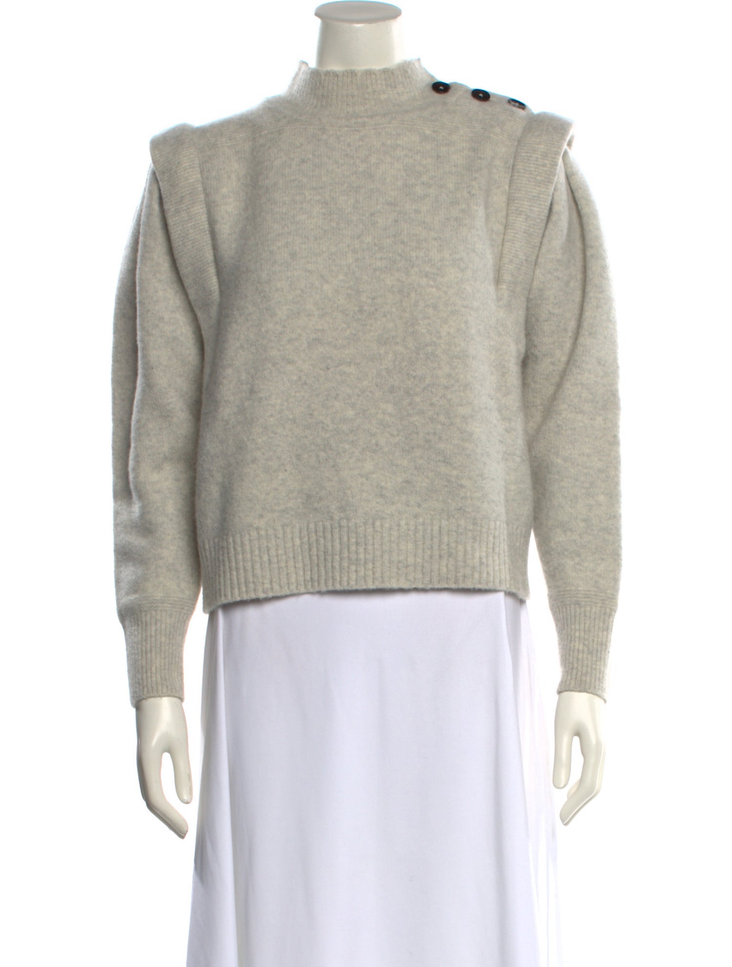 Étoile Isabel Marant Wool Mock Neck Sweater