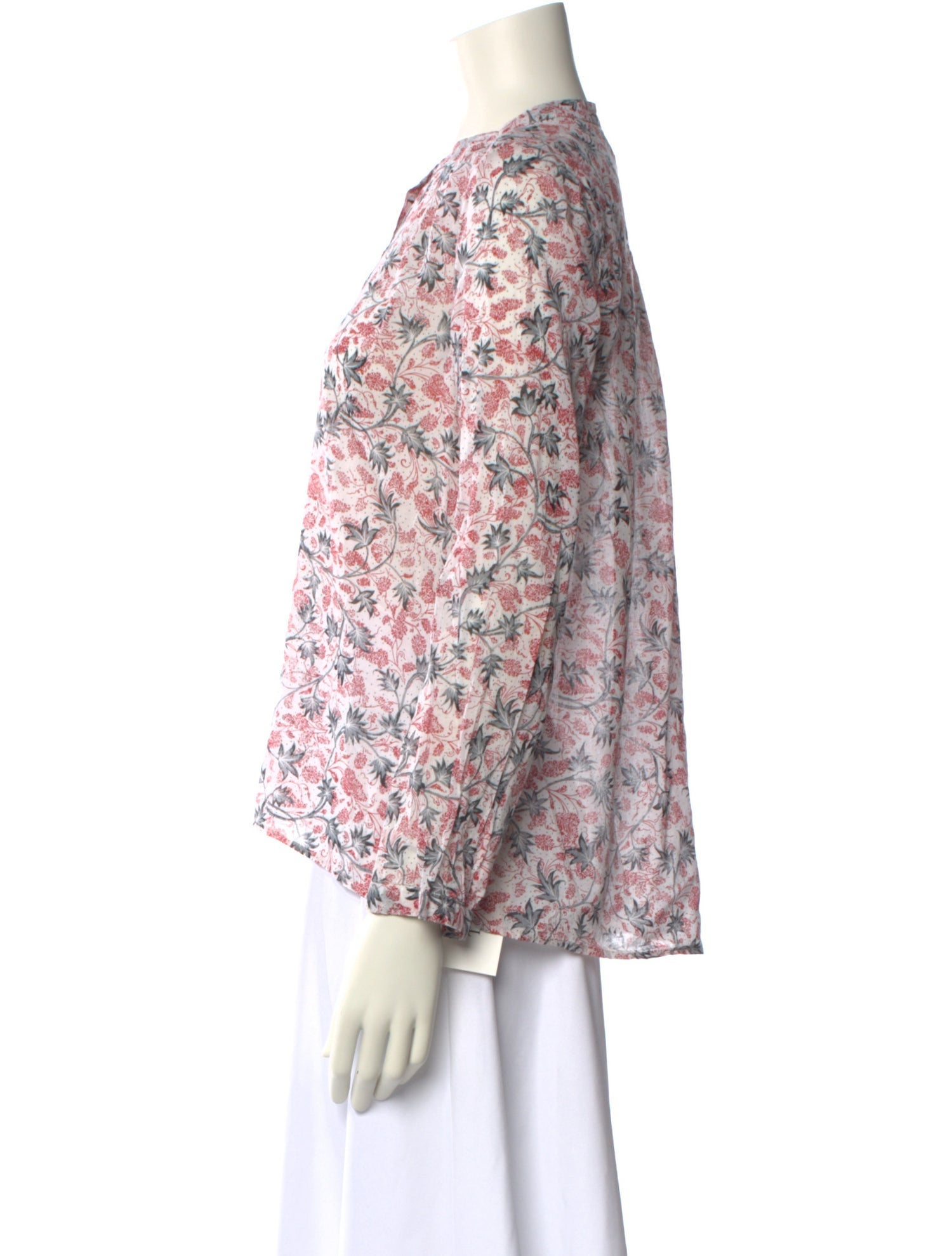 Étoile Isabel Marant Floral Print Crew Neck Blouse