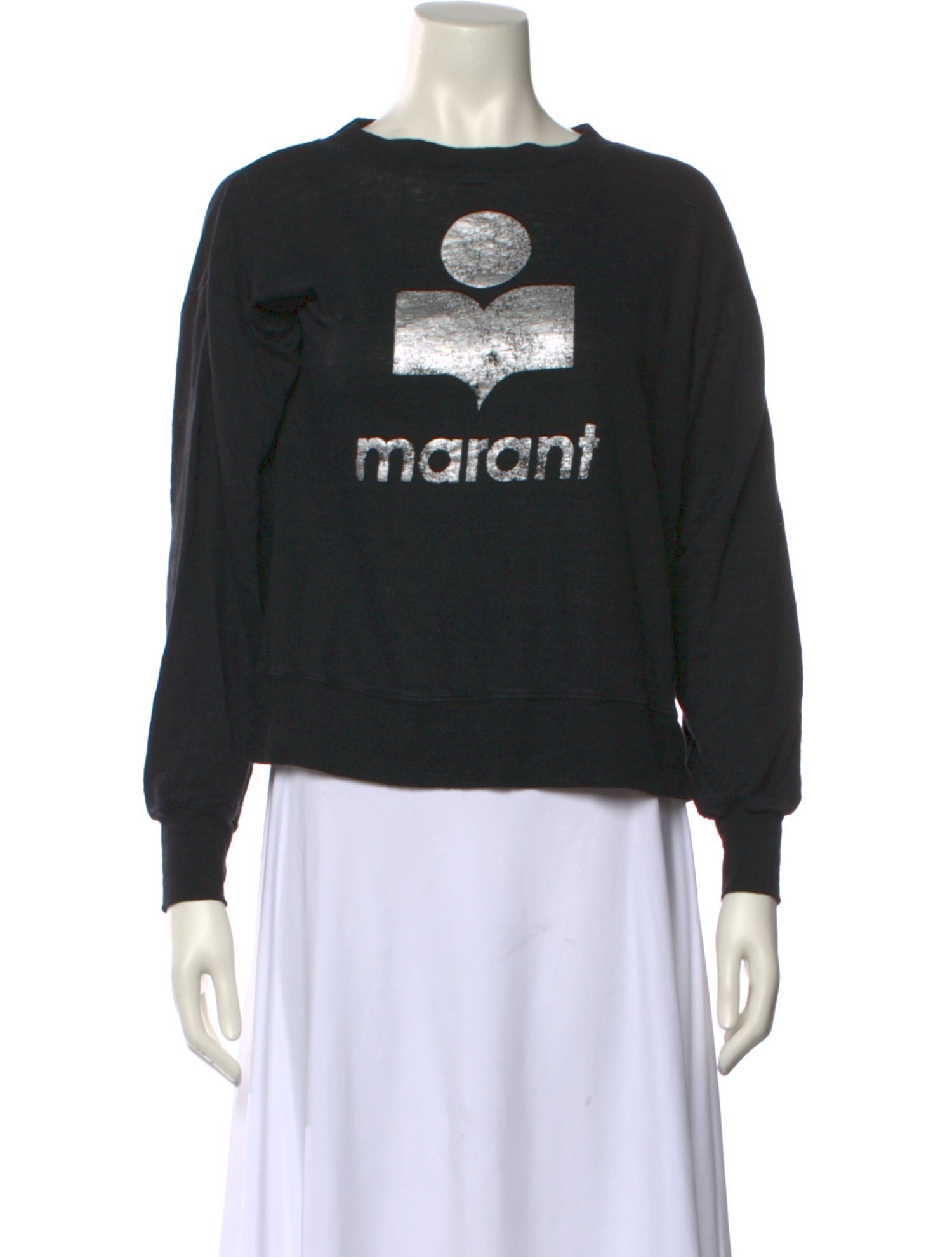 Étoile Isabel Marant Linen Graphic Print Sweatshirt