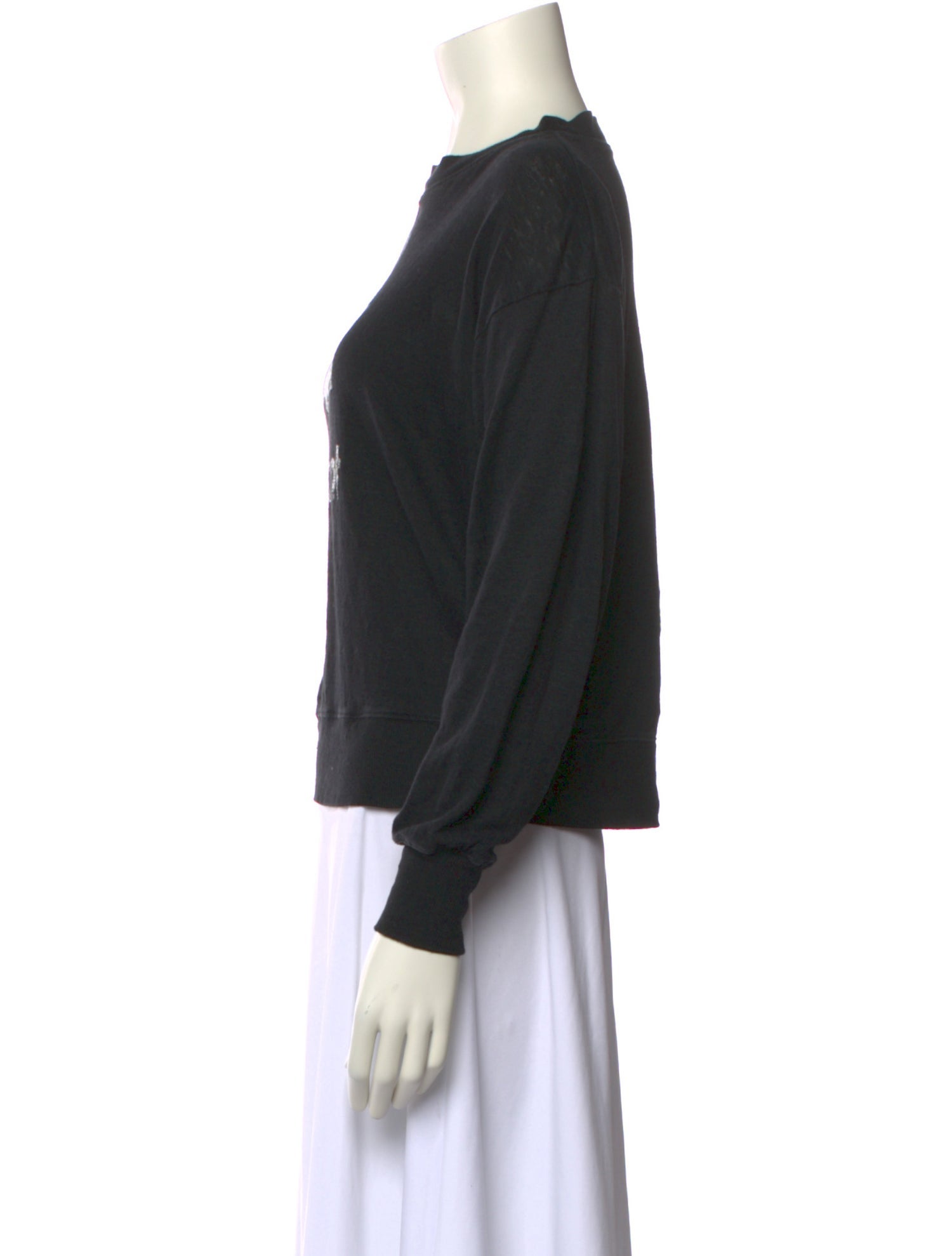 Étoile Isabel Marant Linen Graphic Print Sweatshirt