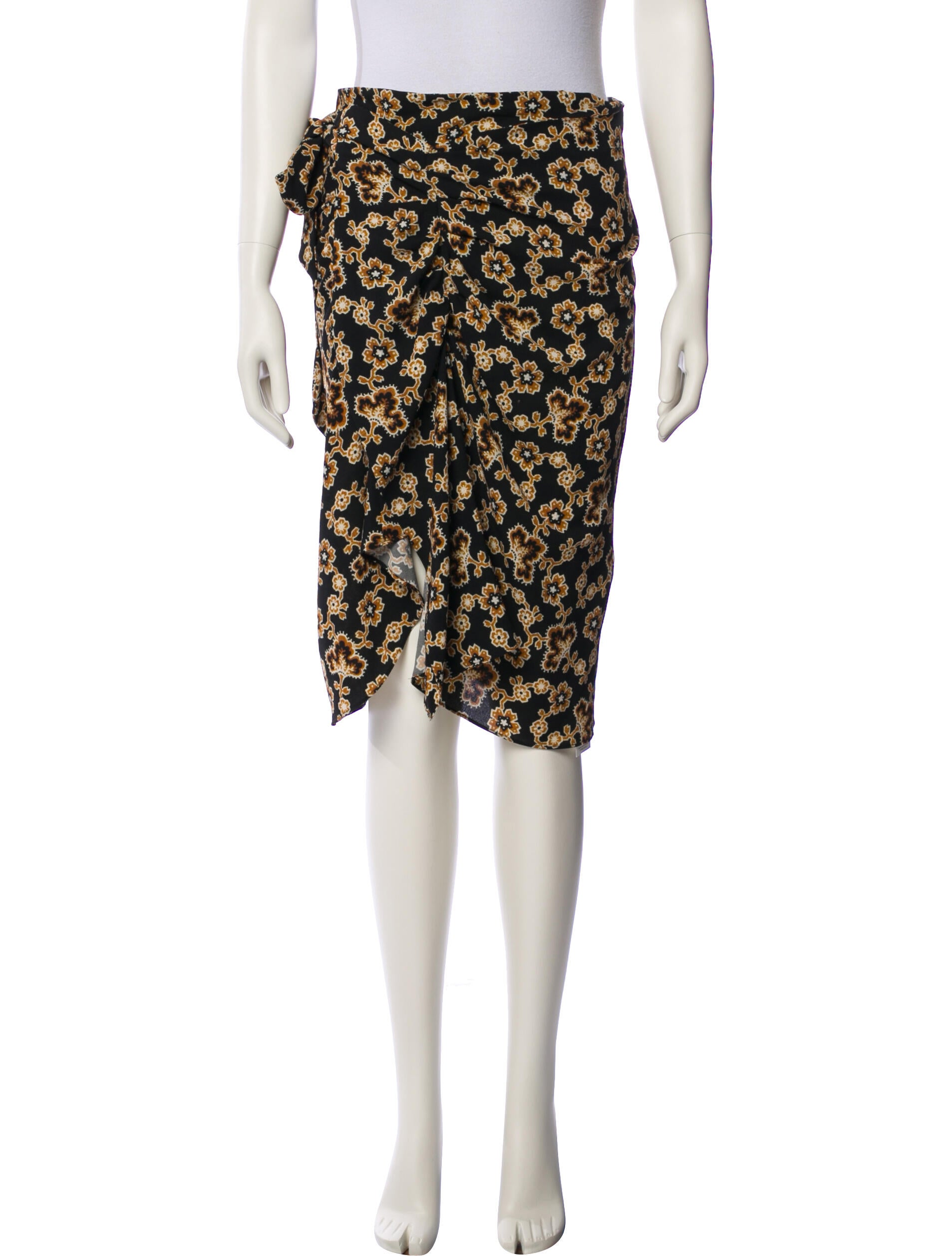 Étoile Isabel Marant Floral Print Knee-Length Skirt