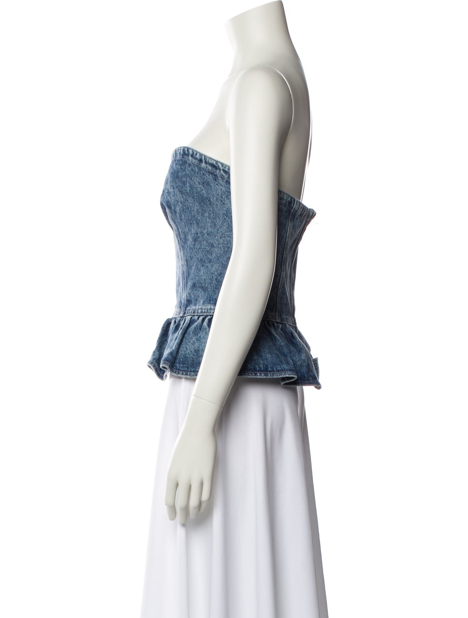 Étoile Isabel Marant Strapless Crop Top