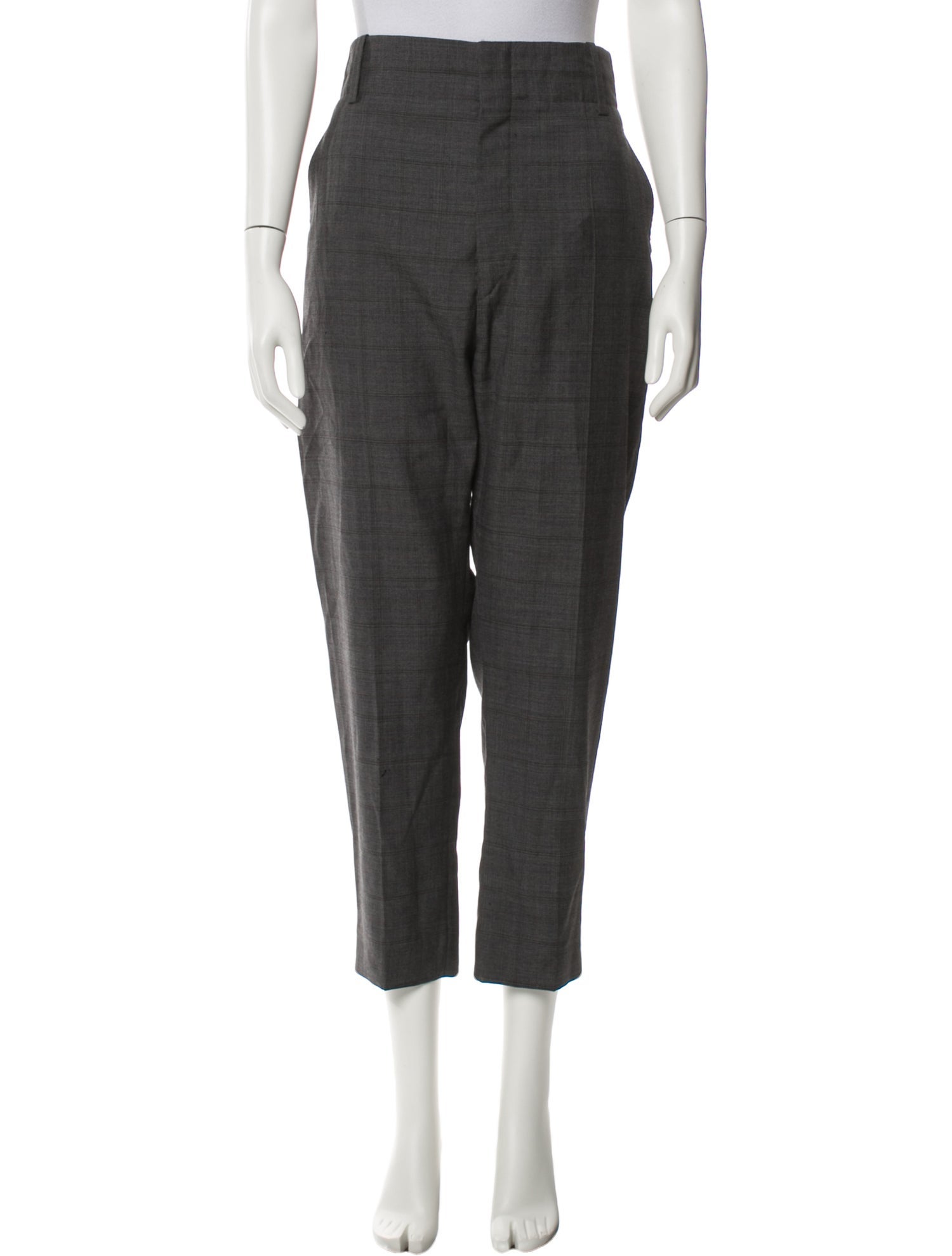 Étoile Isabel Marant Virgin Wool Straight Leg Pants