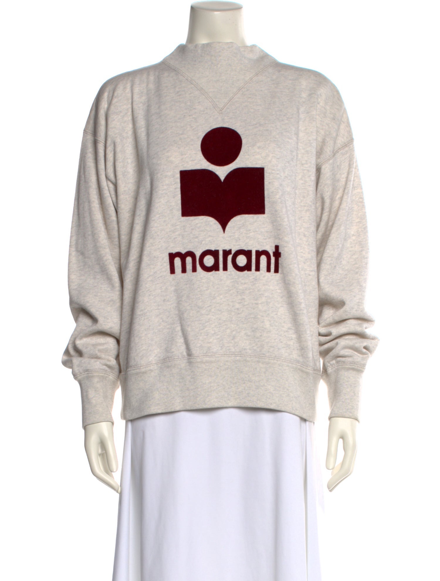 Étoile Isabel Marant Graphic Print Mock Neck Sweatshirt w/ Tags