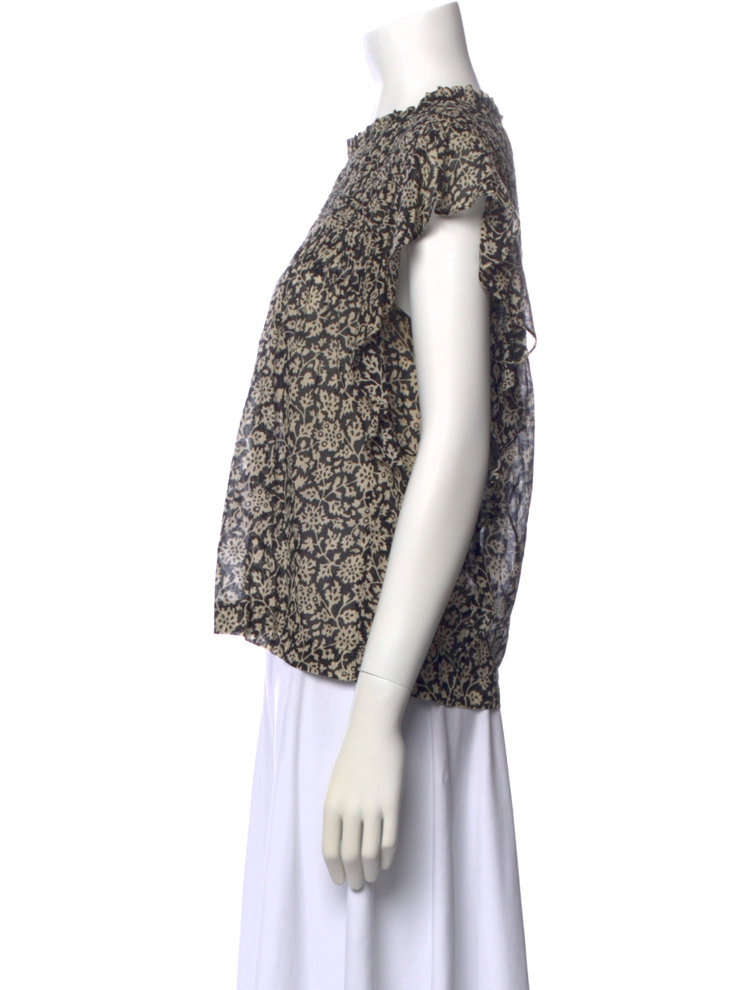 Étoile Isabel Marant Printed Crew Neck Blouse