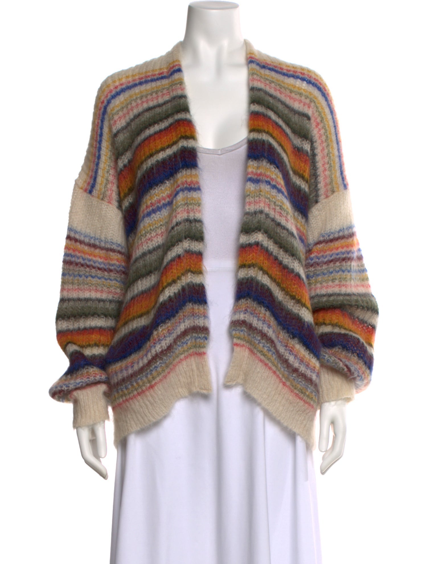 Étoile Isabel Marant Striped Open Front Sweater