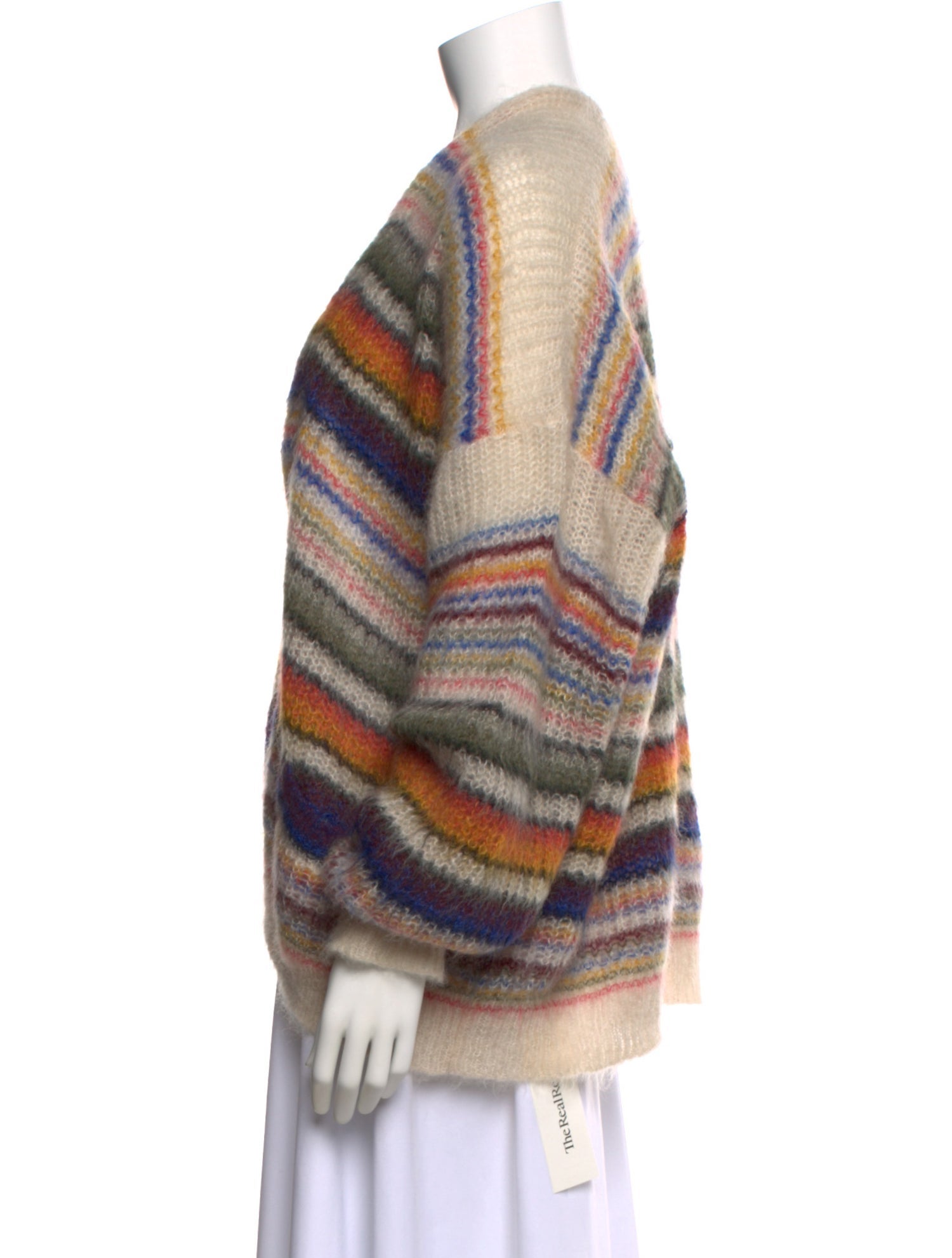 Étoile Isabel Marant Striped Open Front Sweater