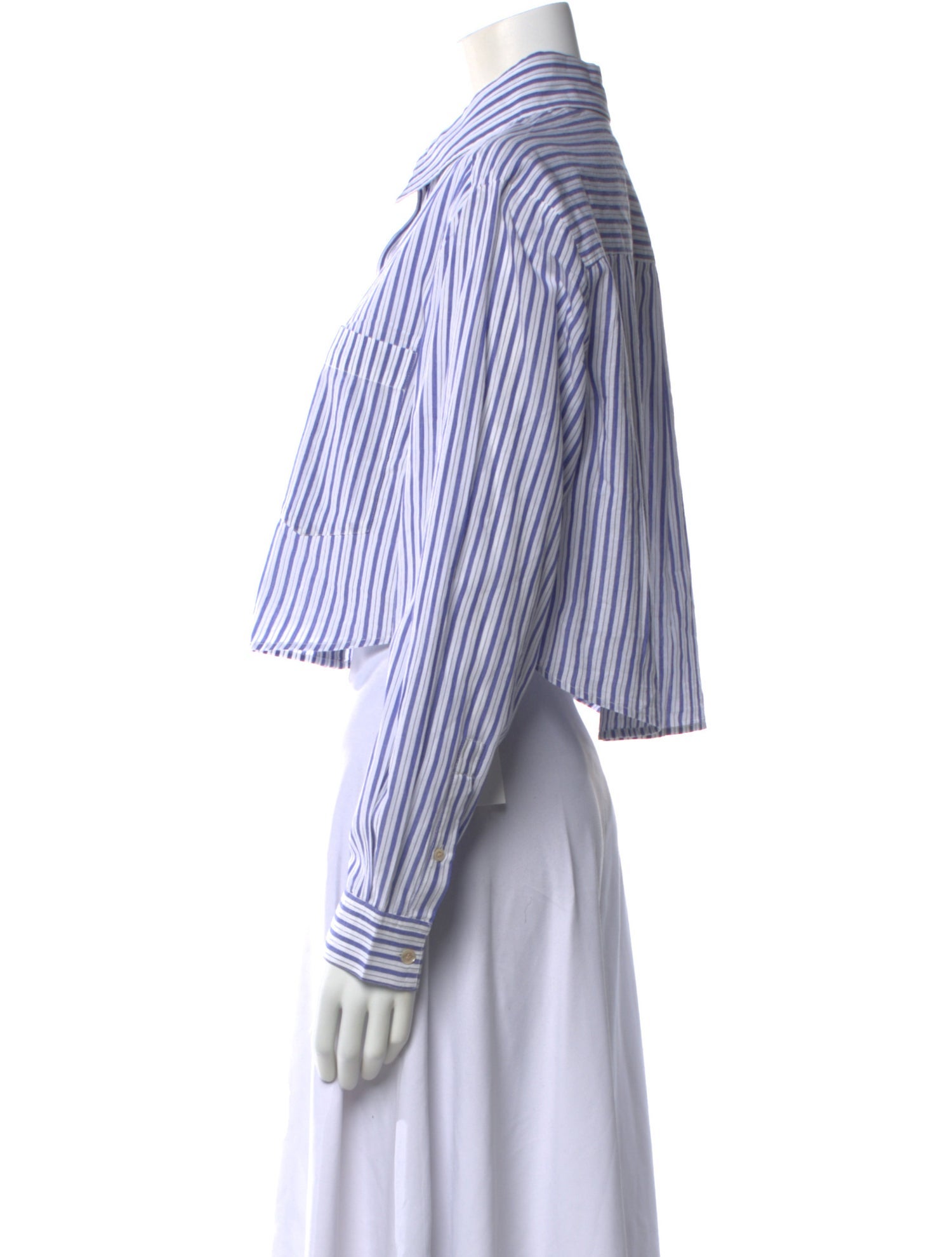 Étoile Isabel Marant Striped Long Sleeve Button-Up Top