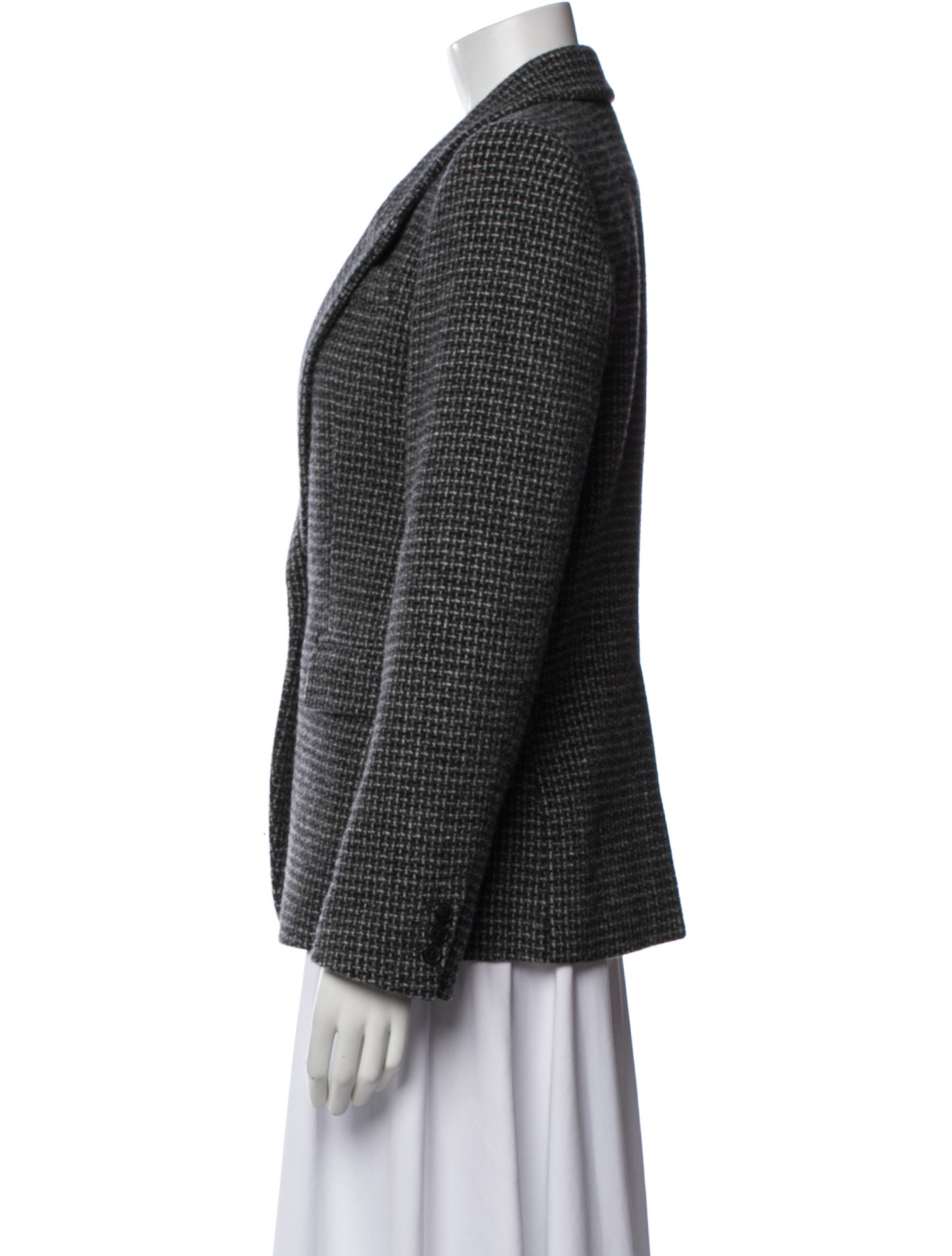 Étoile Isabel Marant Wool Plaid Print Blazer