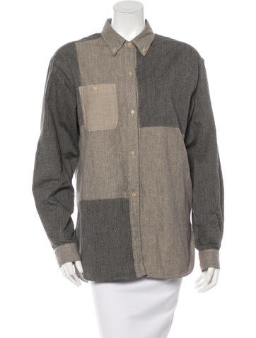 Étoile Isabel Marant Color Block Button-Up Top w/ Tags