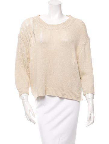 Étoile Isabel Marant Cropped Crew Neck Sweater