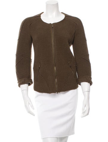 Étoile Isabel Marant Wool Rib Knit Jacket