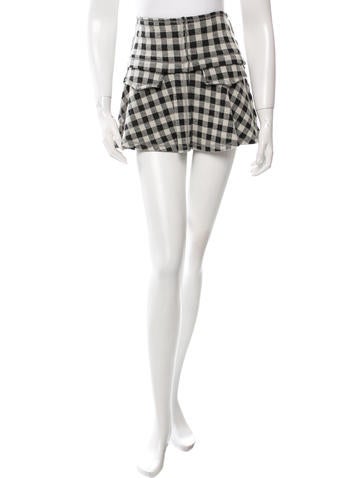 Étoile Isabel Marant Plaid Mini Skirt