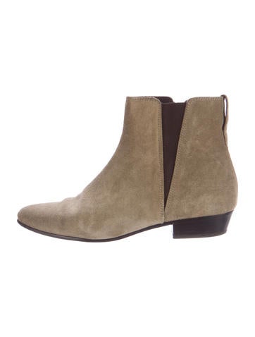 Étoile Isabel Marant Round-Toe Suede Ankle Boots