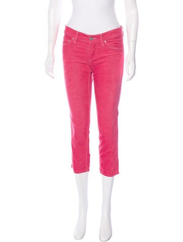 Étoile Isabel Marant Cropped Corduroy Pants