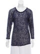 Étoile Isabel Marant Patterned Long Sleeve Top
