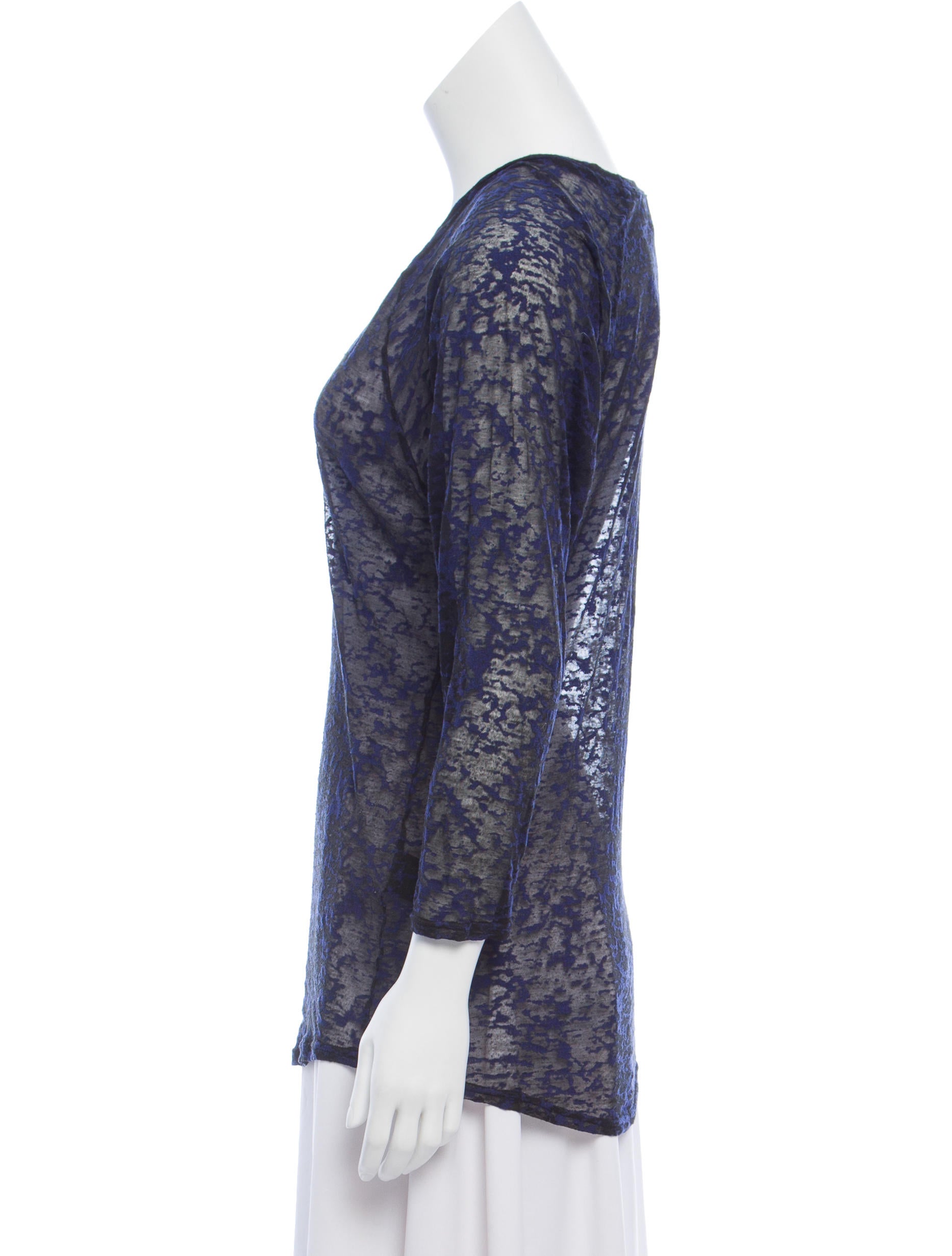 Étoile Isabel Marant Patterned Long Sleeve Top